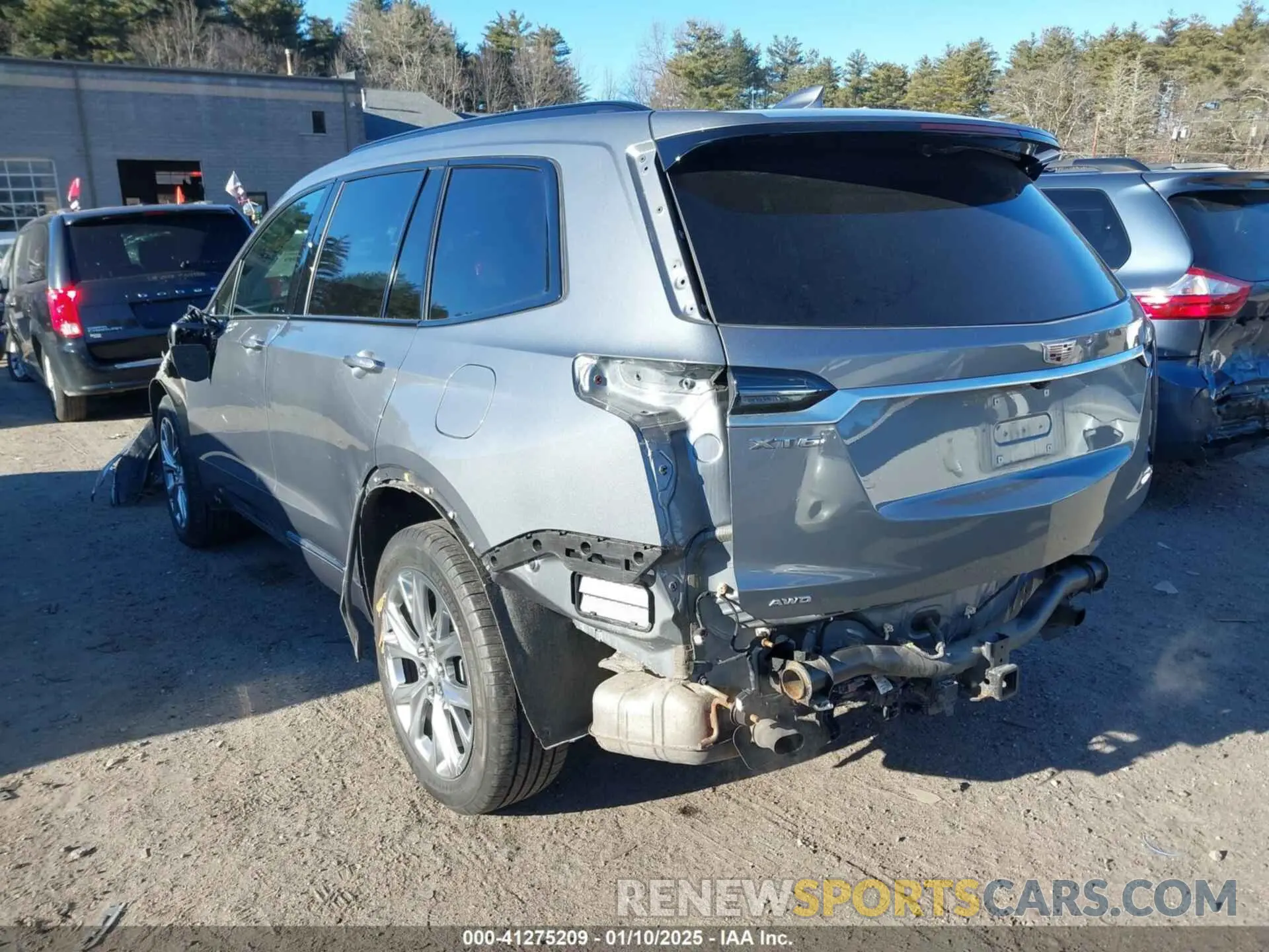 3 fotografías del automóvil dañado 1GYKPGRS8LZ150613 CADILLAC XT6 2020