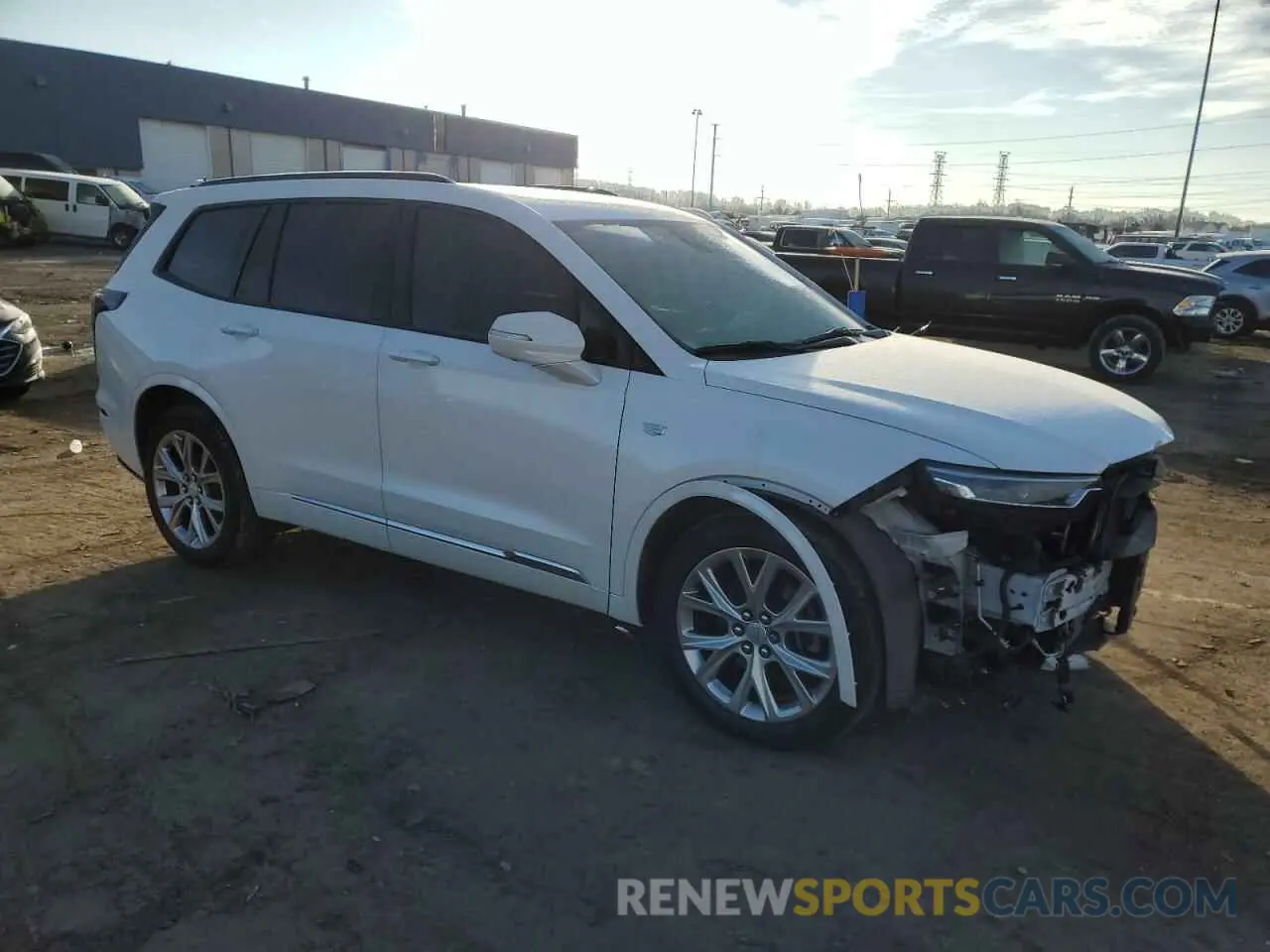 4 fotografías del automóvil dañado 1GYKPHRS8LZ155803 CADILLAC XT6 2020