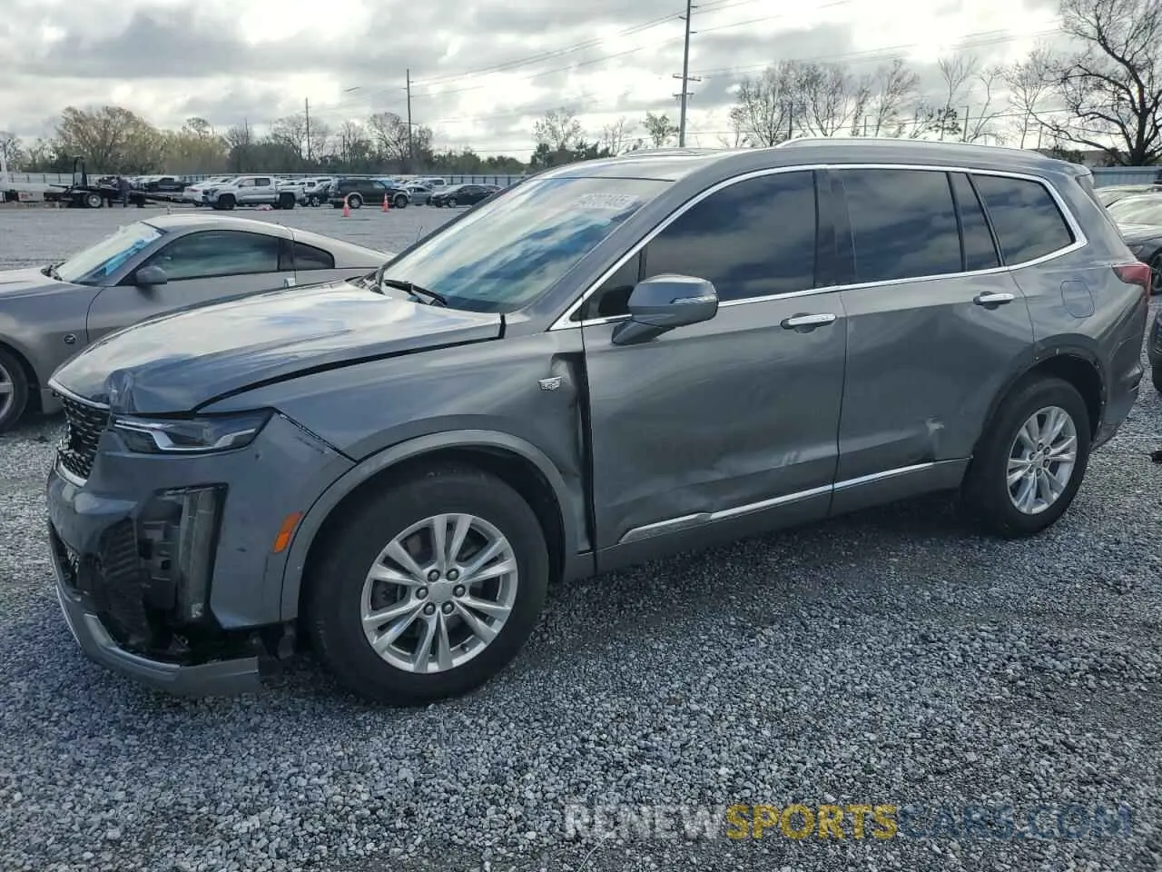 1 fotografías del automóvil dañado 1GYKPAR43MZ218946 CADILLAC XT6 2021