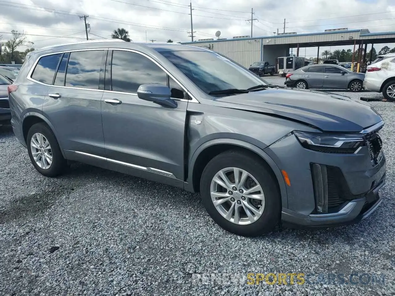 4 fotografías del automóvil dañado 1GYKPAR43MZ218946 CADILLAC XT6 2021