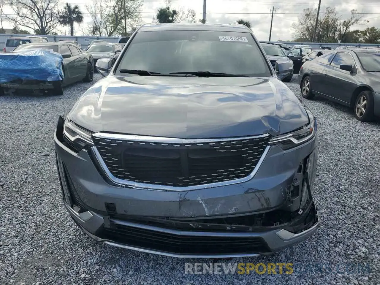 5 fotografías del automóvil dañado 1GYKPAR43MZ218946 CADILLAC XT6 2021