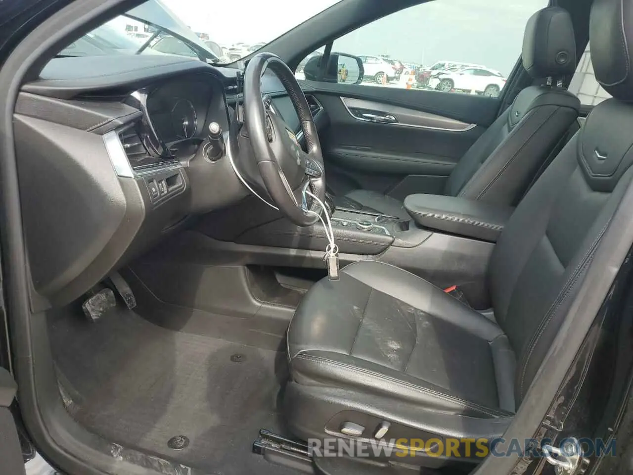 7 fotografías del automóvil dañado 1GYKPAR46MZ124270 CADILLAC XT6 2021