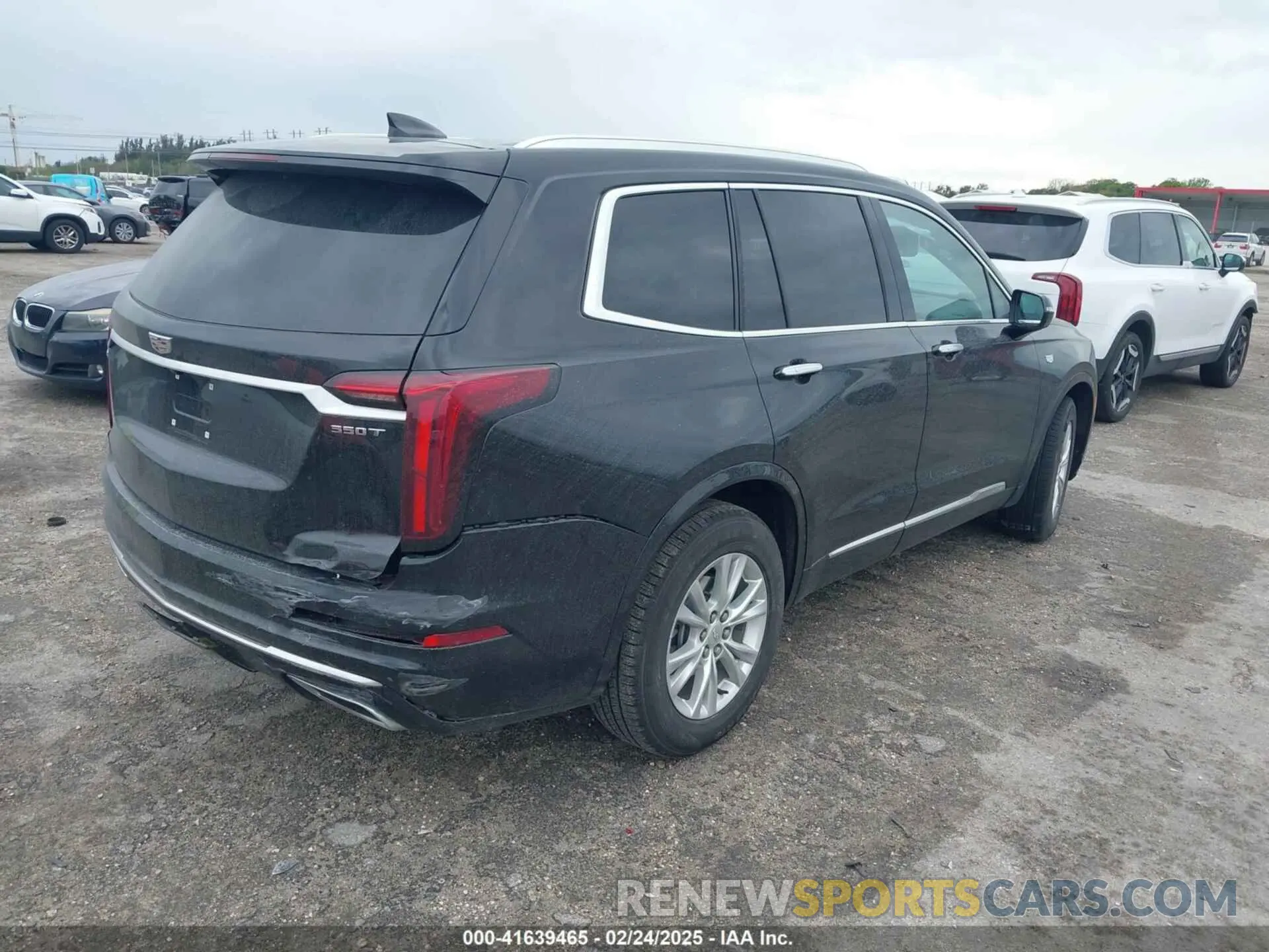 4 fotografías del automóvil dañado 1GYKPAR48MZ171154 CADILLAC XT6 2021