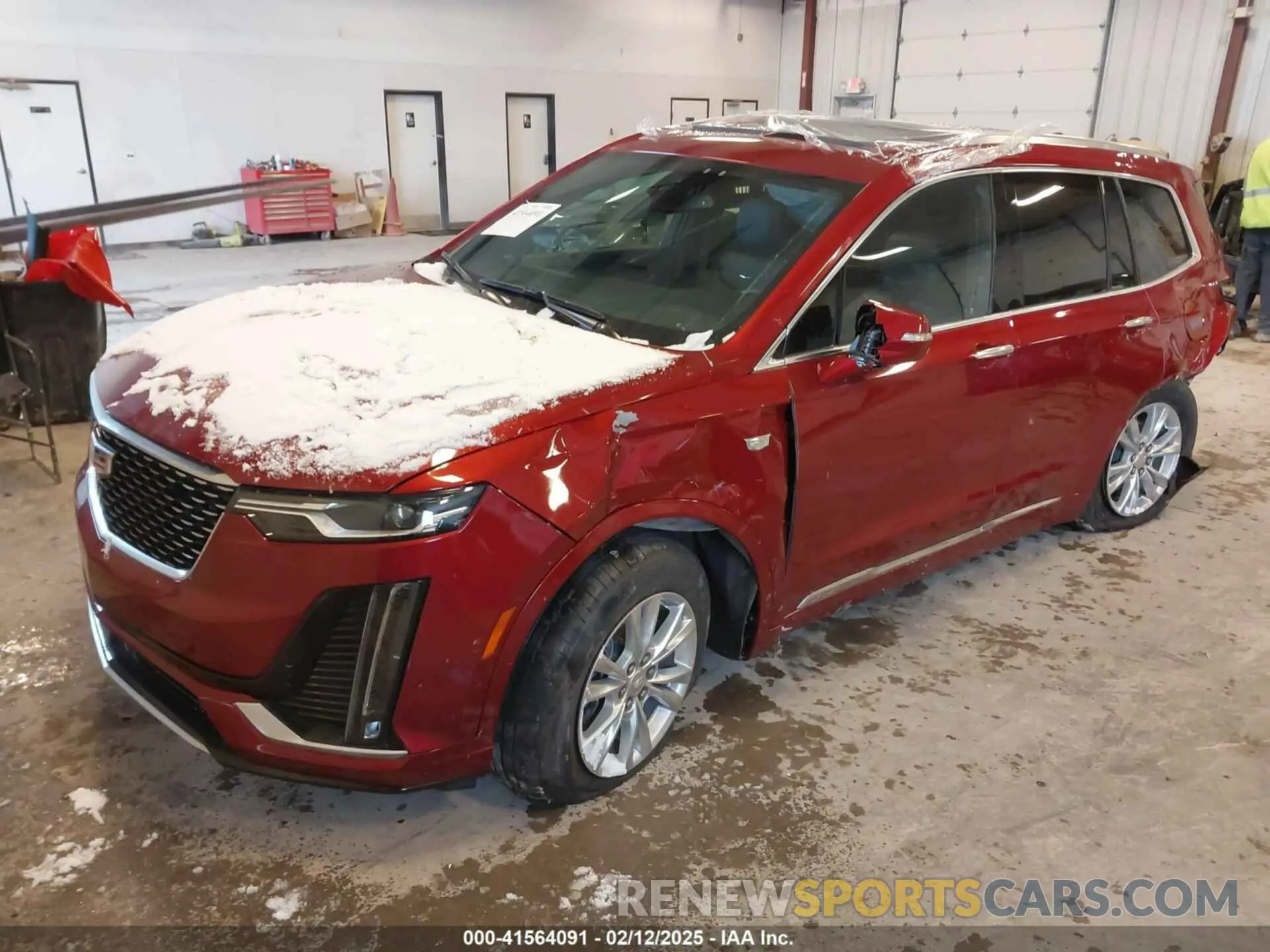 2 fotografías del automóvil dañado 1GYKPBR47MZ171653 CADILLAC XT6 2021