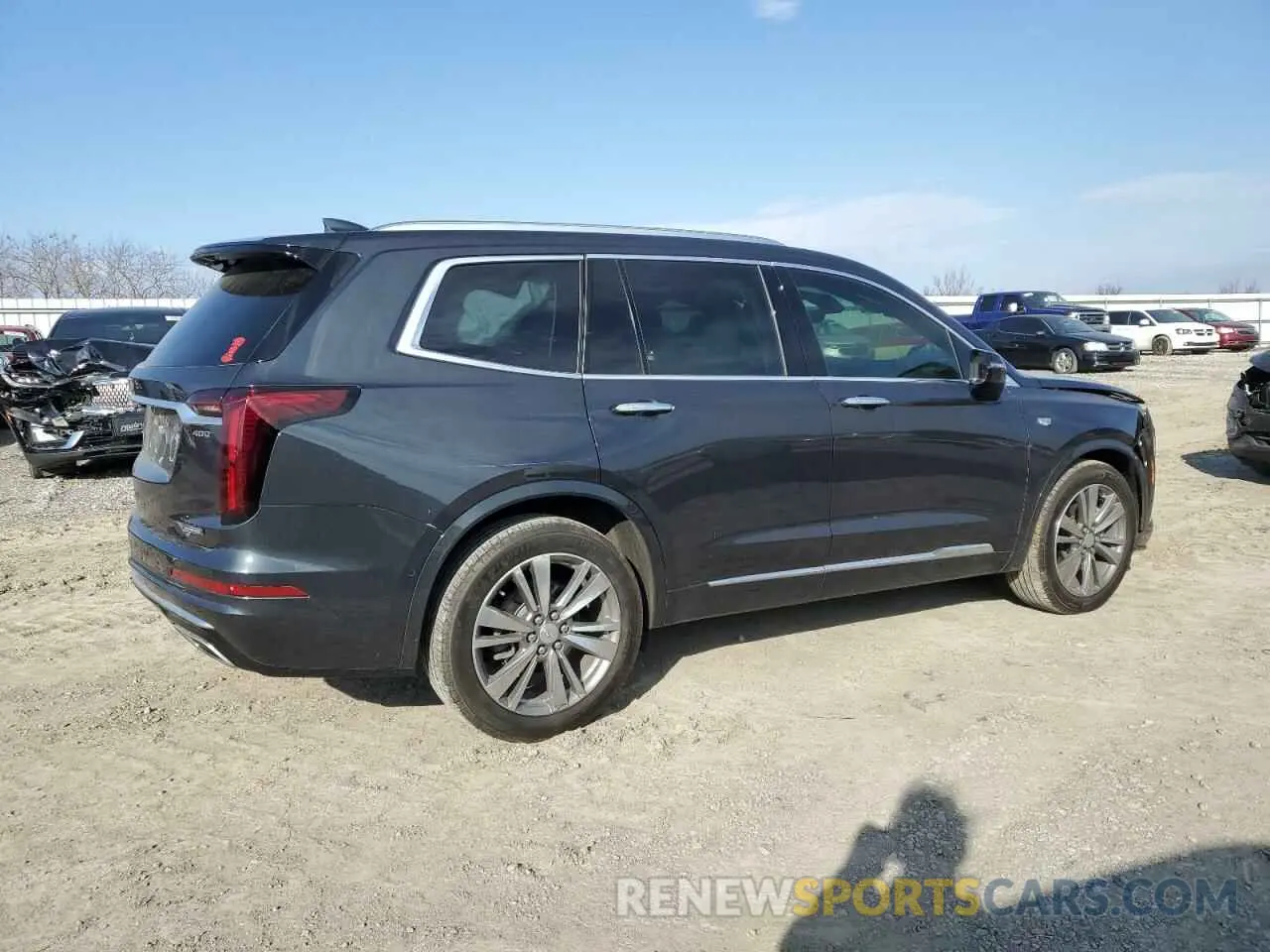 3 fotografías del automóvil dañado 1GYKPCRS6MZ205831 CADILLAC XT6 2021