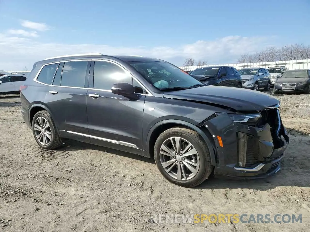 4 fotografías del automóvil dañado 1GYKPCRS6MZ205831 CADILLAC XT6 2021
