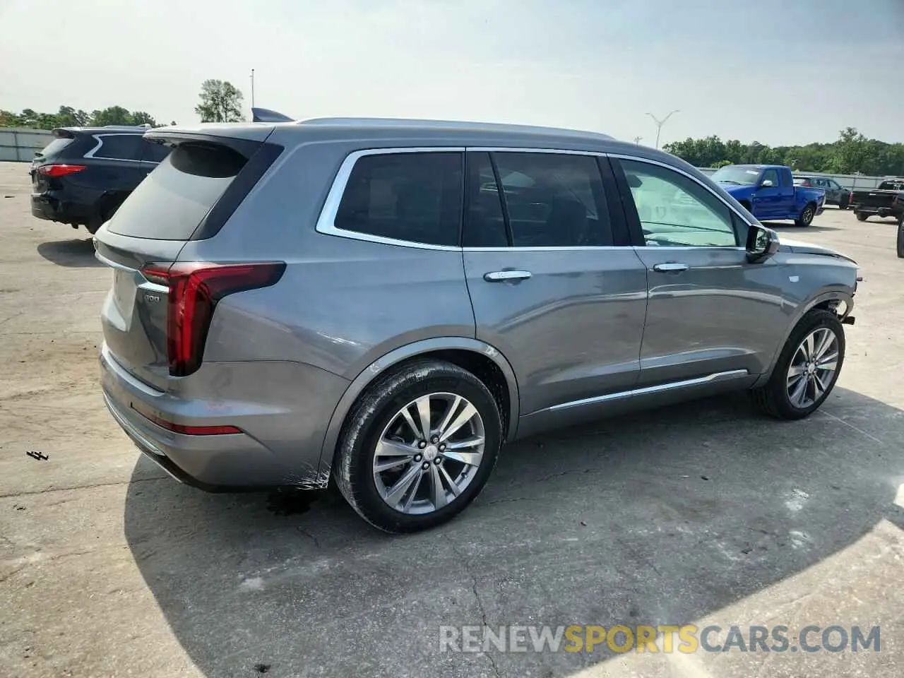 3 fotografías del automóvil dañado 1GYKPCRS8MZ113488 CADILLAC XT6 2021