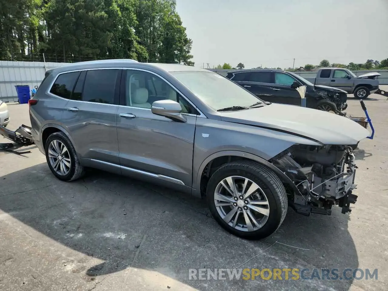 4 fotografías del automóvil dañado 1GYKPCRS8MZ113488 CADILLAC XT6 2021