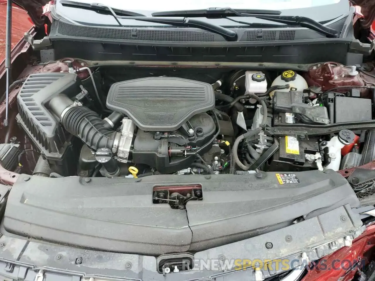 12 fotografías del automóvil dañado 1GYKPCRSXMZ218341 CADILLAC XT6 2021
