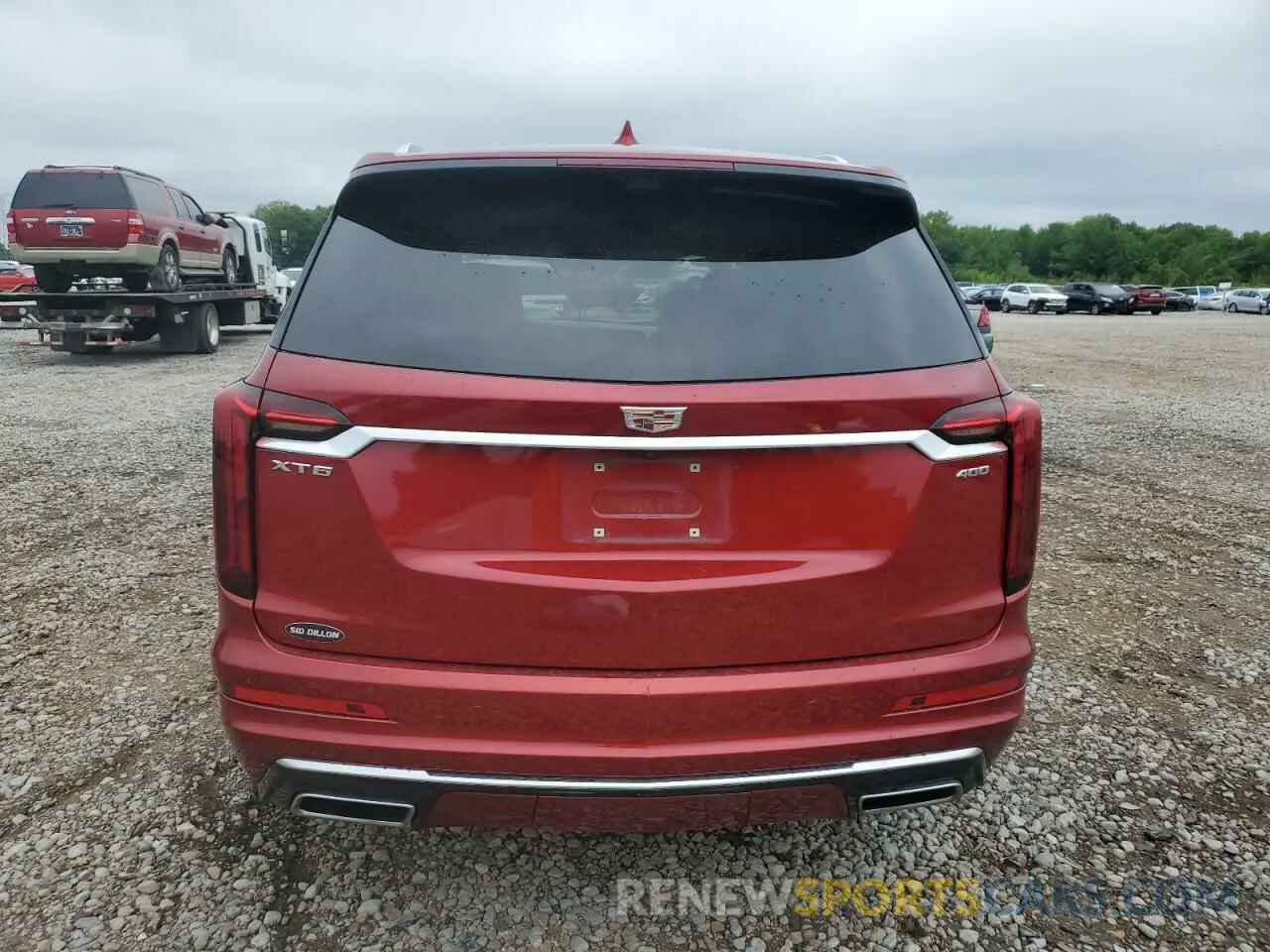 6 fotografías del automóvil dañado 1GYKPCRSXMZ218341 CADILLAC XT6 2021