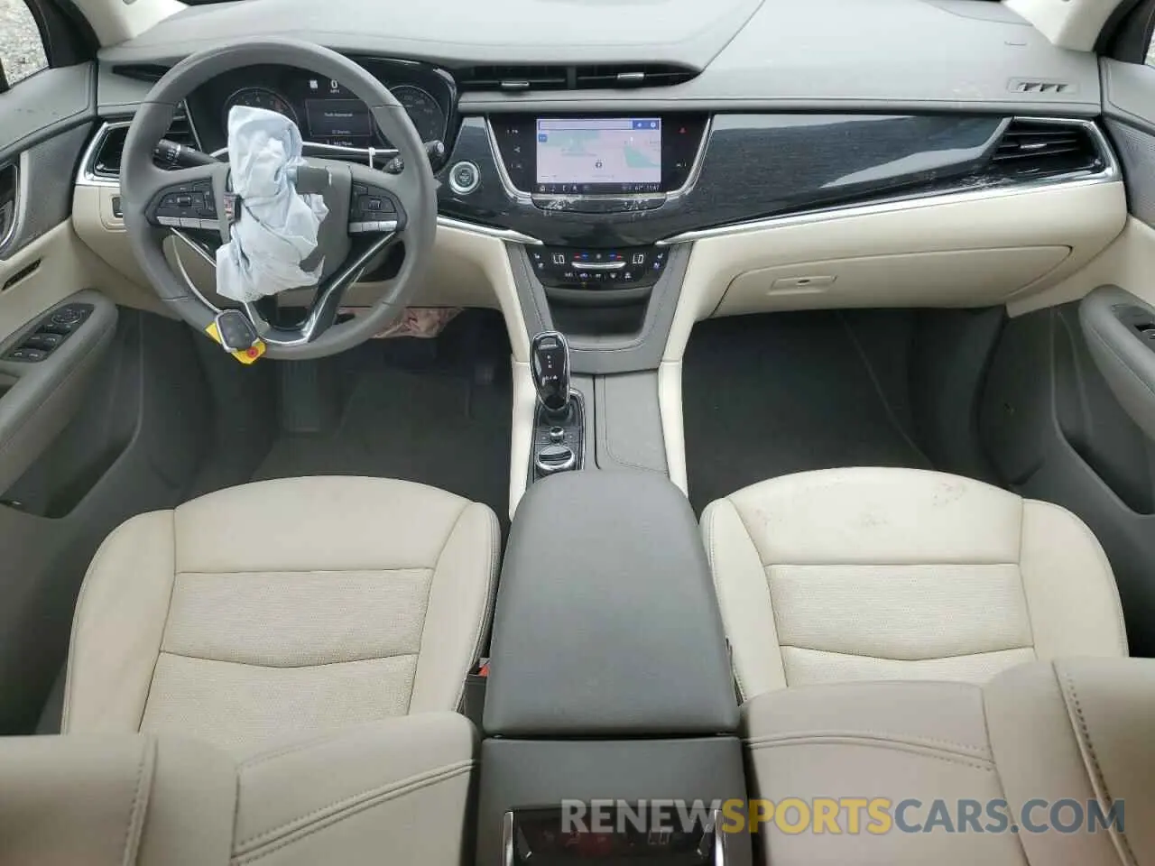 8 fotografías del automóvil dañado 1GYKPCRSXMZ218341 CADILLAC XT6 2021