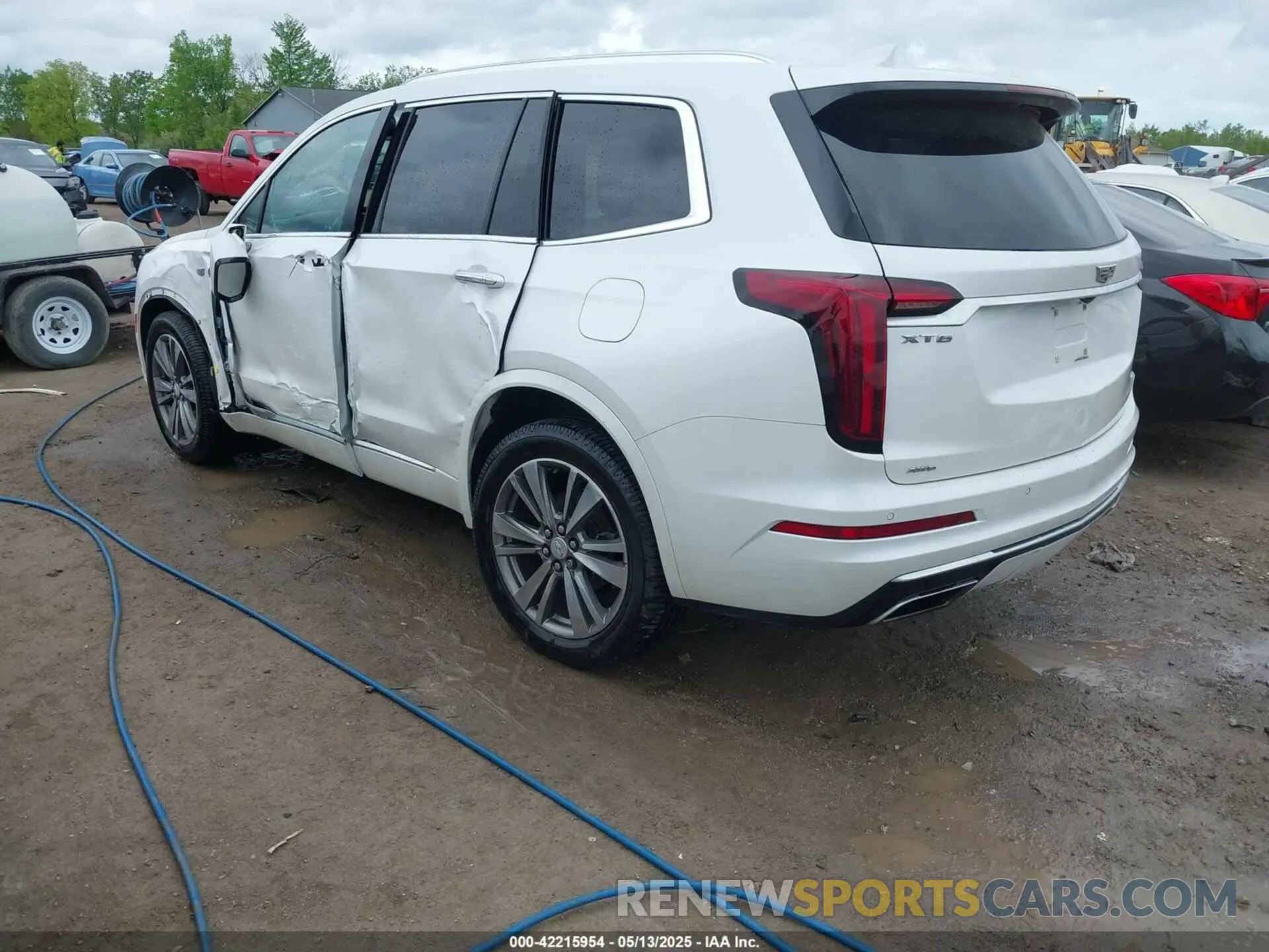 3 fotografías del automóvil dañado 1GYKPDRS0MZ141453 CADILLAC XT6 2021
