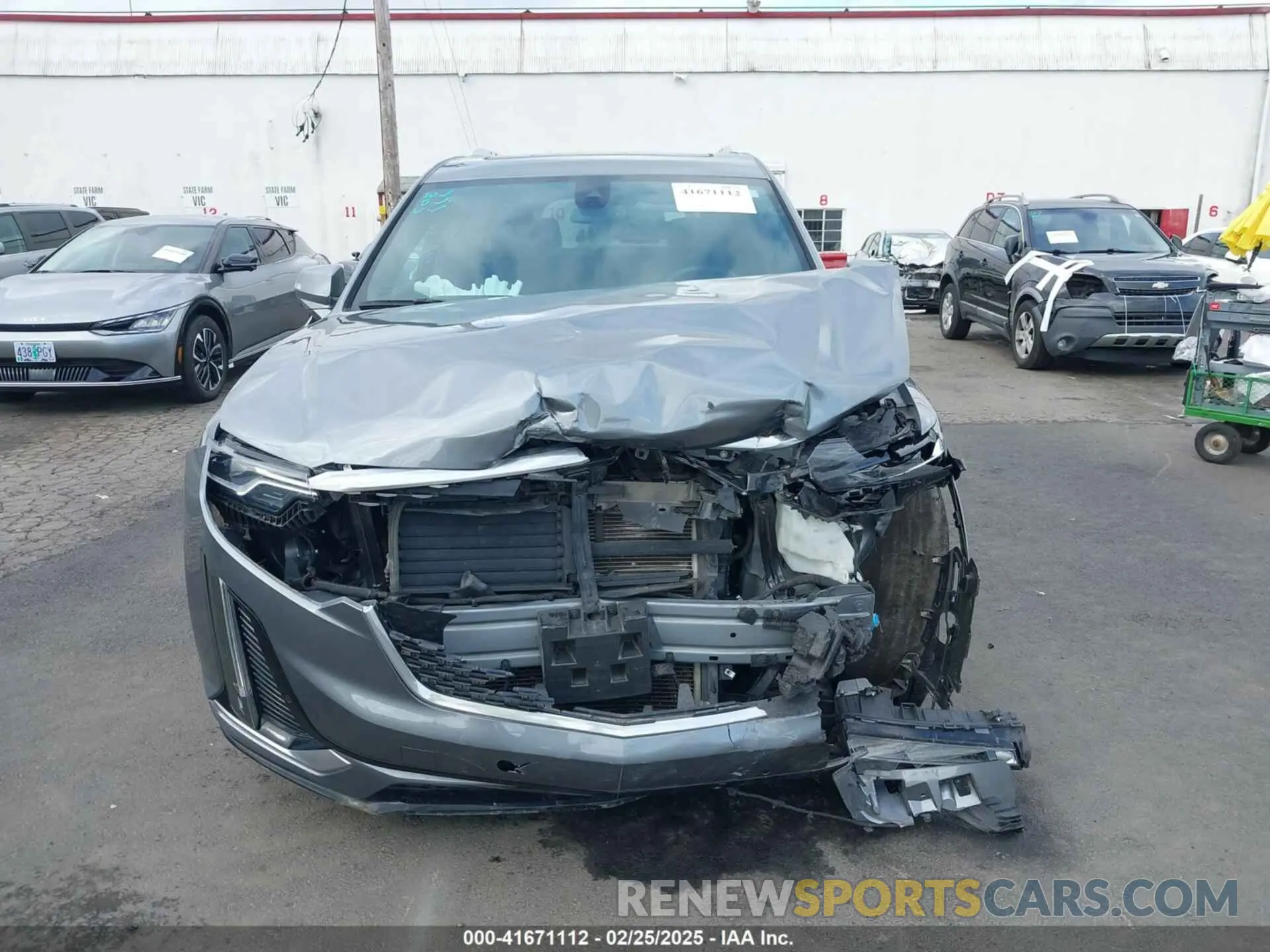 12 fotografías del automóvil dañado 1GYKPDRS2MZ228111 CADILLAC XT6 2021