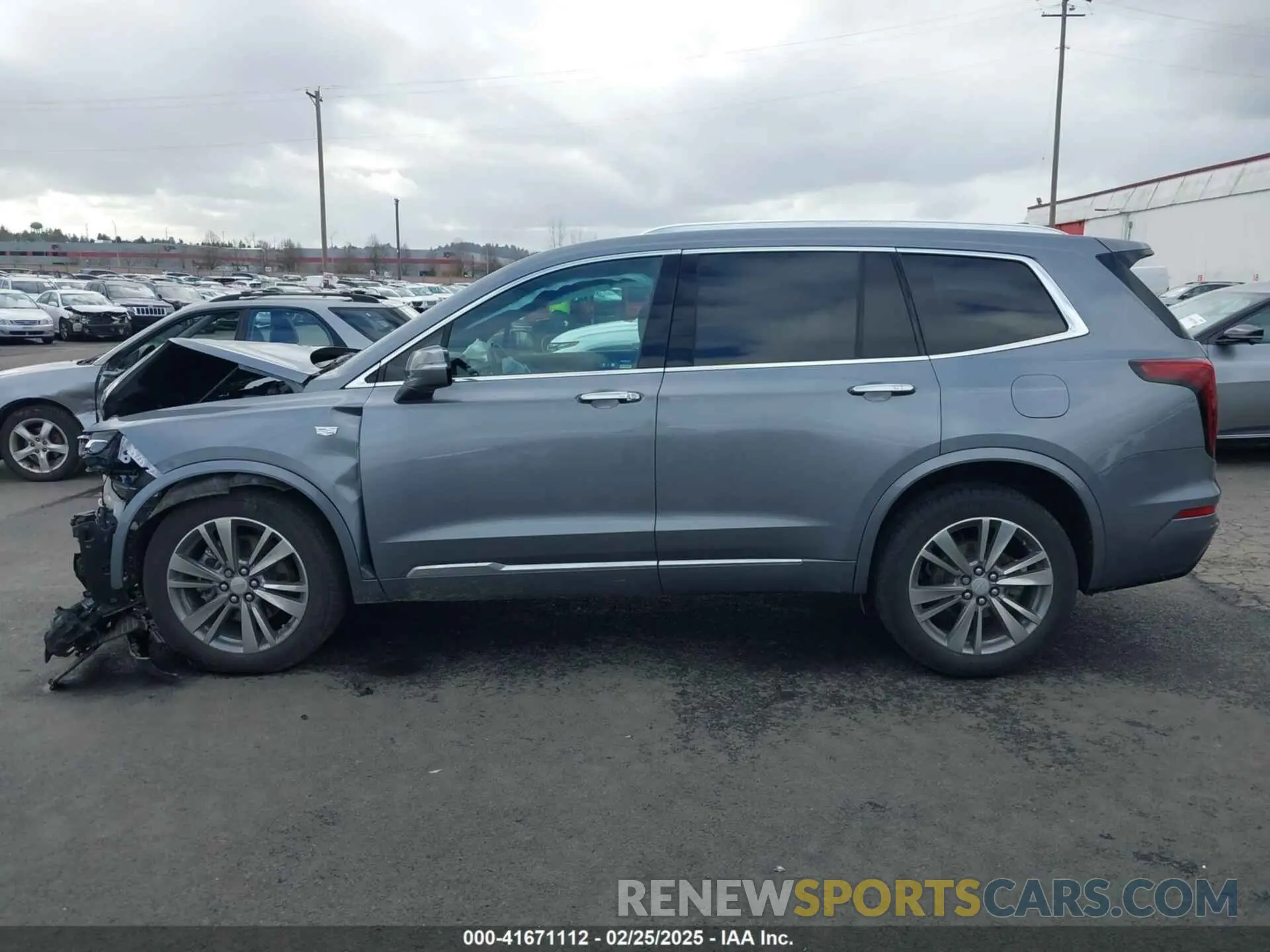 14 fotografías del automóvil dañado 1GYKPDRS2MZ228111 CADILLAC XT6 2021