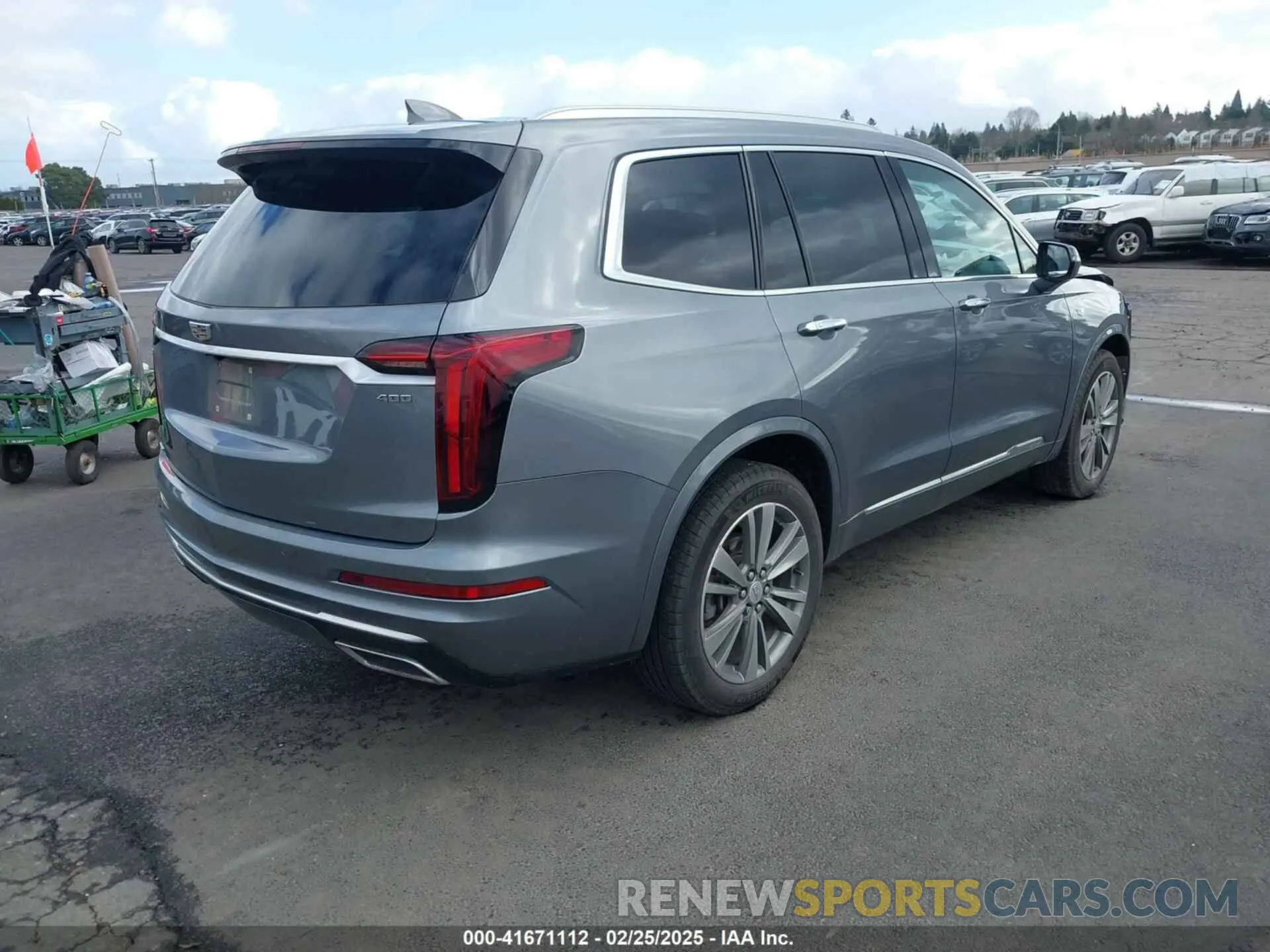 4 fotografías del automóvil dañado 1GYKPDRS2MZ228111 CADILLAC XT6 2021