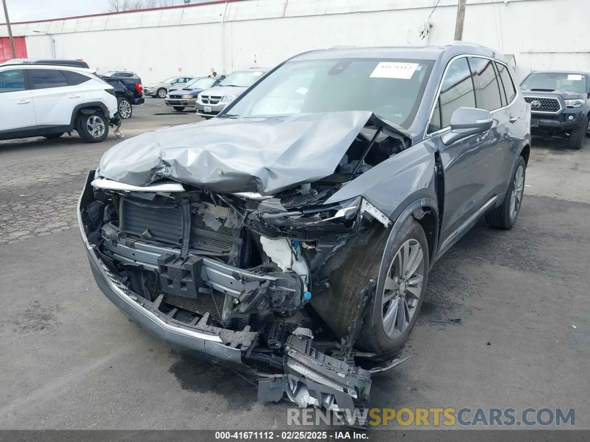 6 fotografías del automóvil dañado 1GYKPDRS2MZ228111 CADILLAC XT6 2021