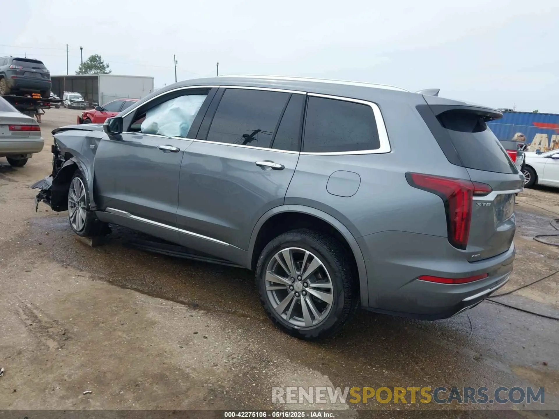 3 fotografías del automóvil dañado 1GYKPDRS3MZ116773 CADILLAC XT6 2021