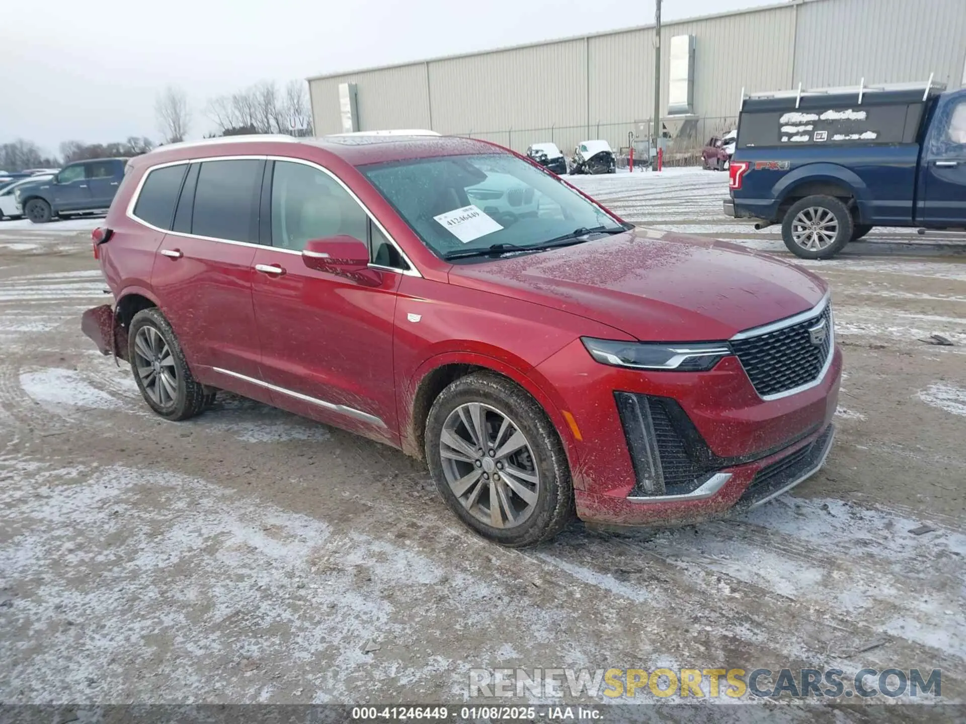 1 fotografías del automóvil dañado 1GYKPDRS7MZ224376 CADILLAC XT6 2021