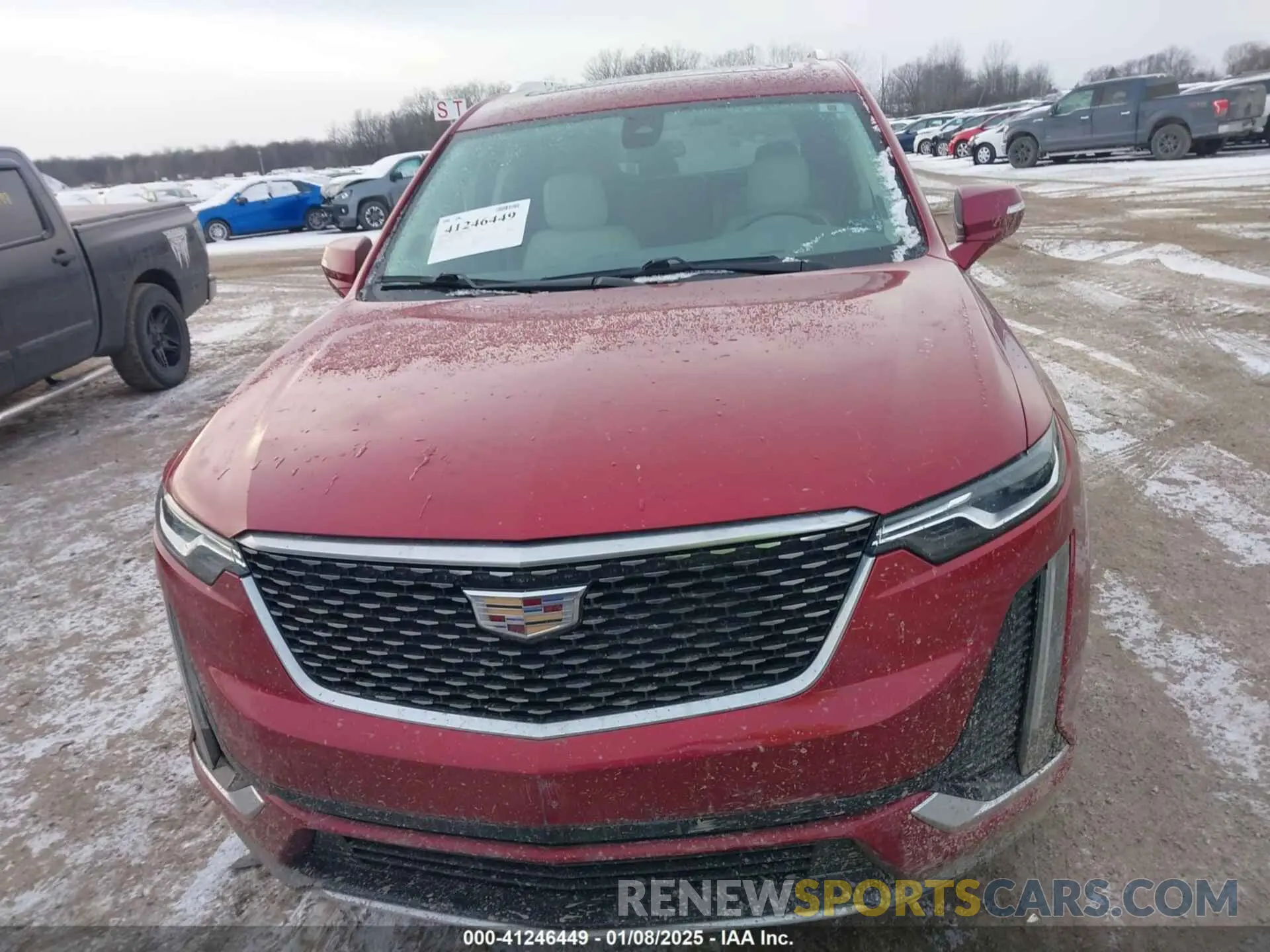 12 fotografías del automóvil dañado 1GYKPDRS7MZ224376 CADILLAC XT6 2021