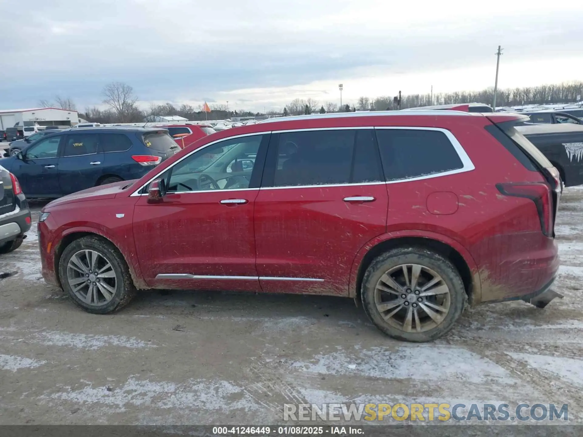 14 fotografías del automóvil dañado 1GYKPDRS7MZ224376 CADILLAC XT6 2021