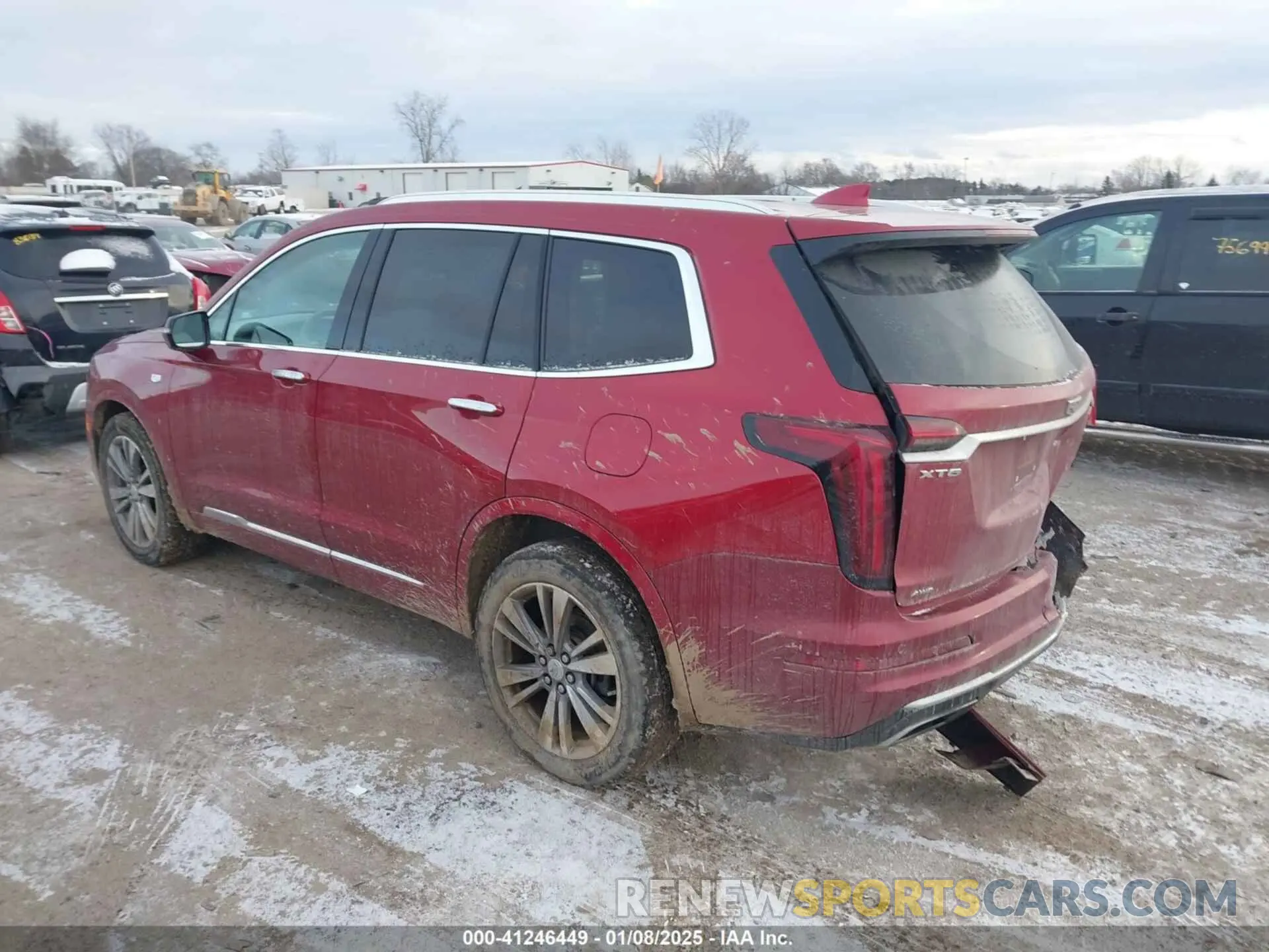 3 fotografías del automóvil dañado 1GYKPDRS7MZ224376 CADILLAC XT6 2021