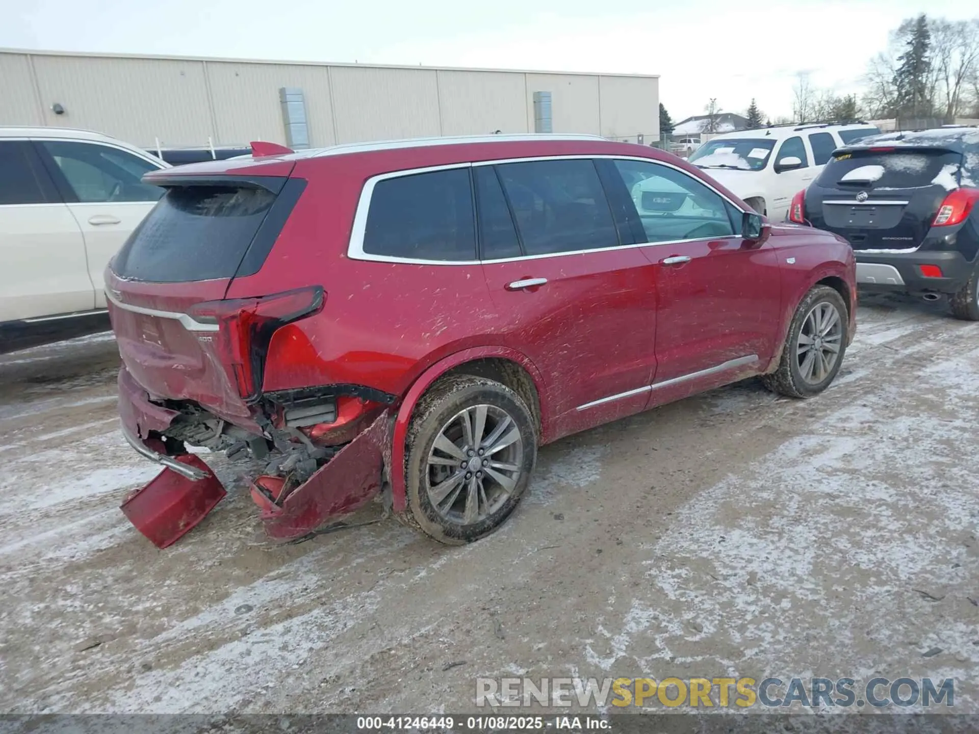 4 fotografías del automóvil dañado 1GYKPDRS7MZ224376 CADILLAC XT6 2021