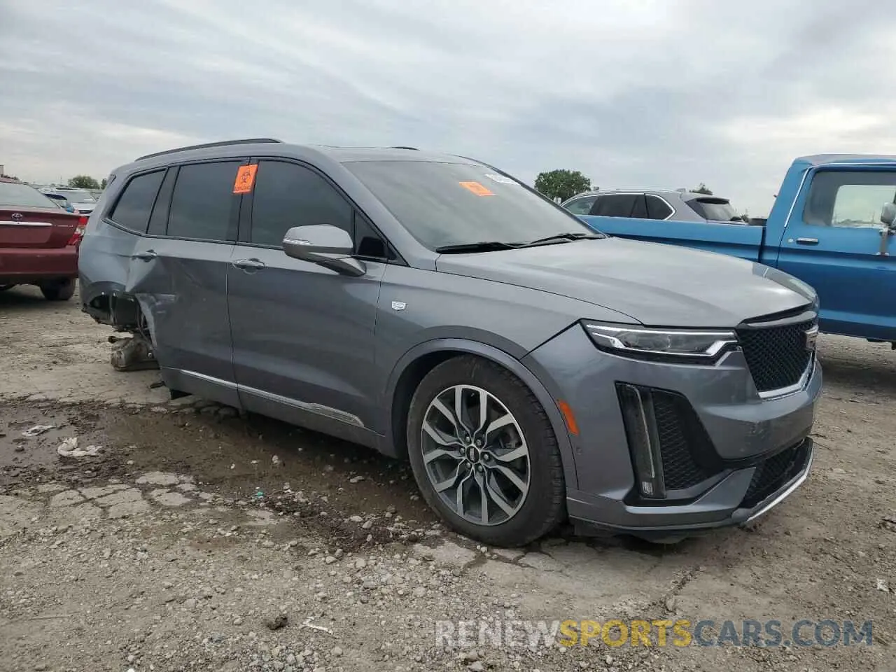 4 fotografías del automóvil dañado 1GYKPHRS9MZ165189 CADILLAC XT6 2021