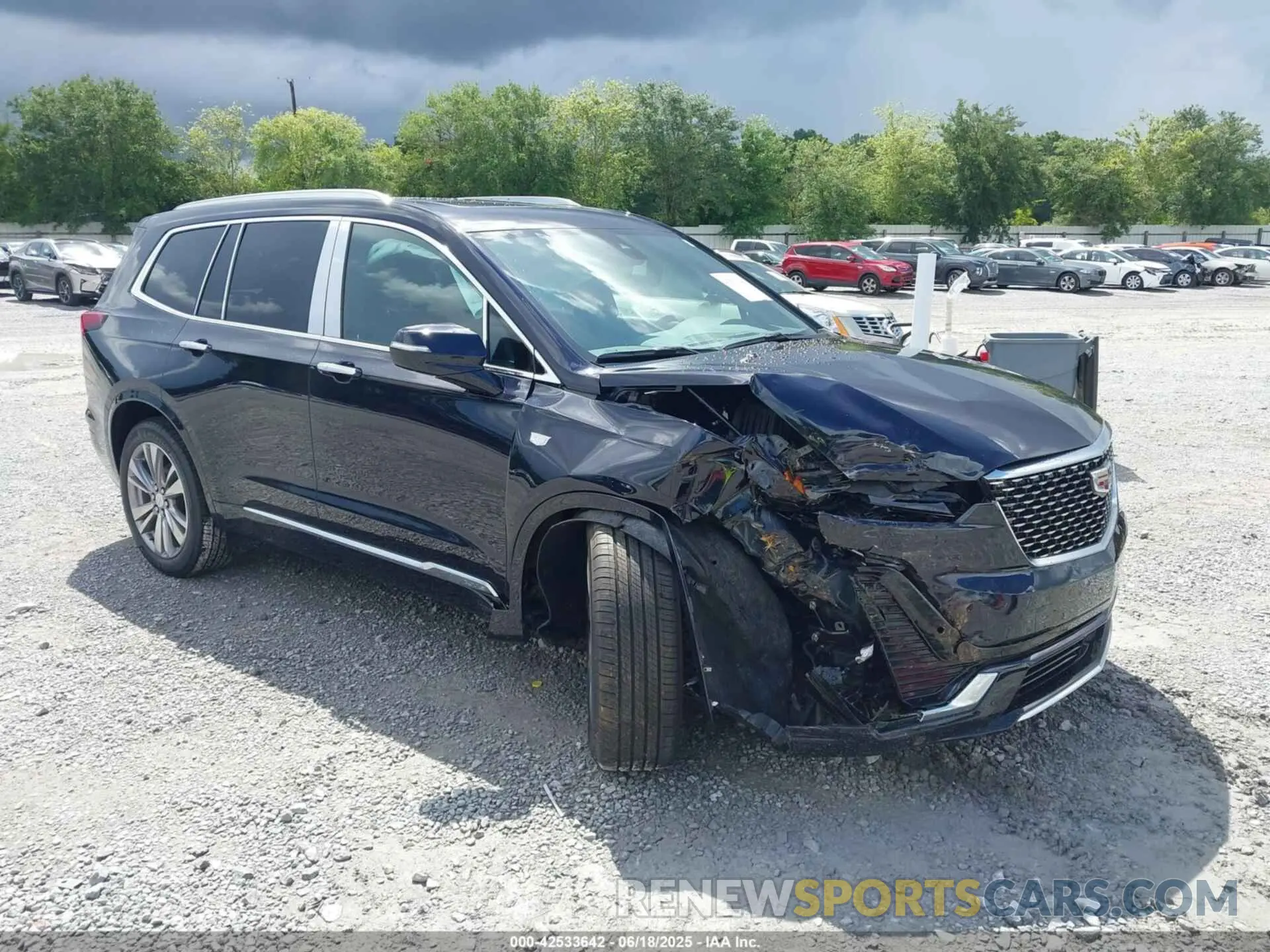 1 fotografías del automóvil dañado 1GYKPCRS4NZ145145 CADILLAC XT6 2022