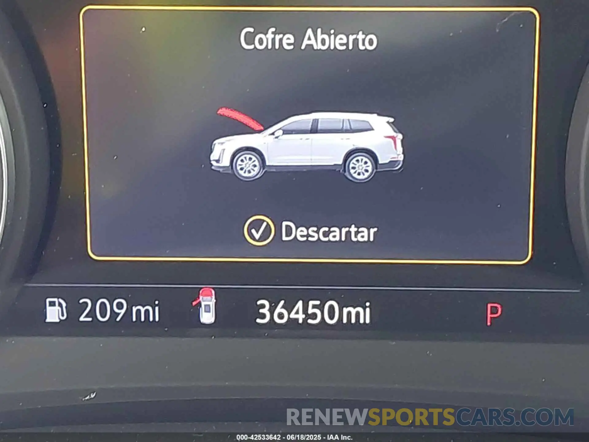 15 fotografías del automóvil dañado 1GYKPCRS4NZ145145 CADILLAC XT6 2022