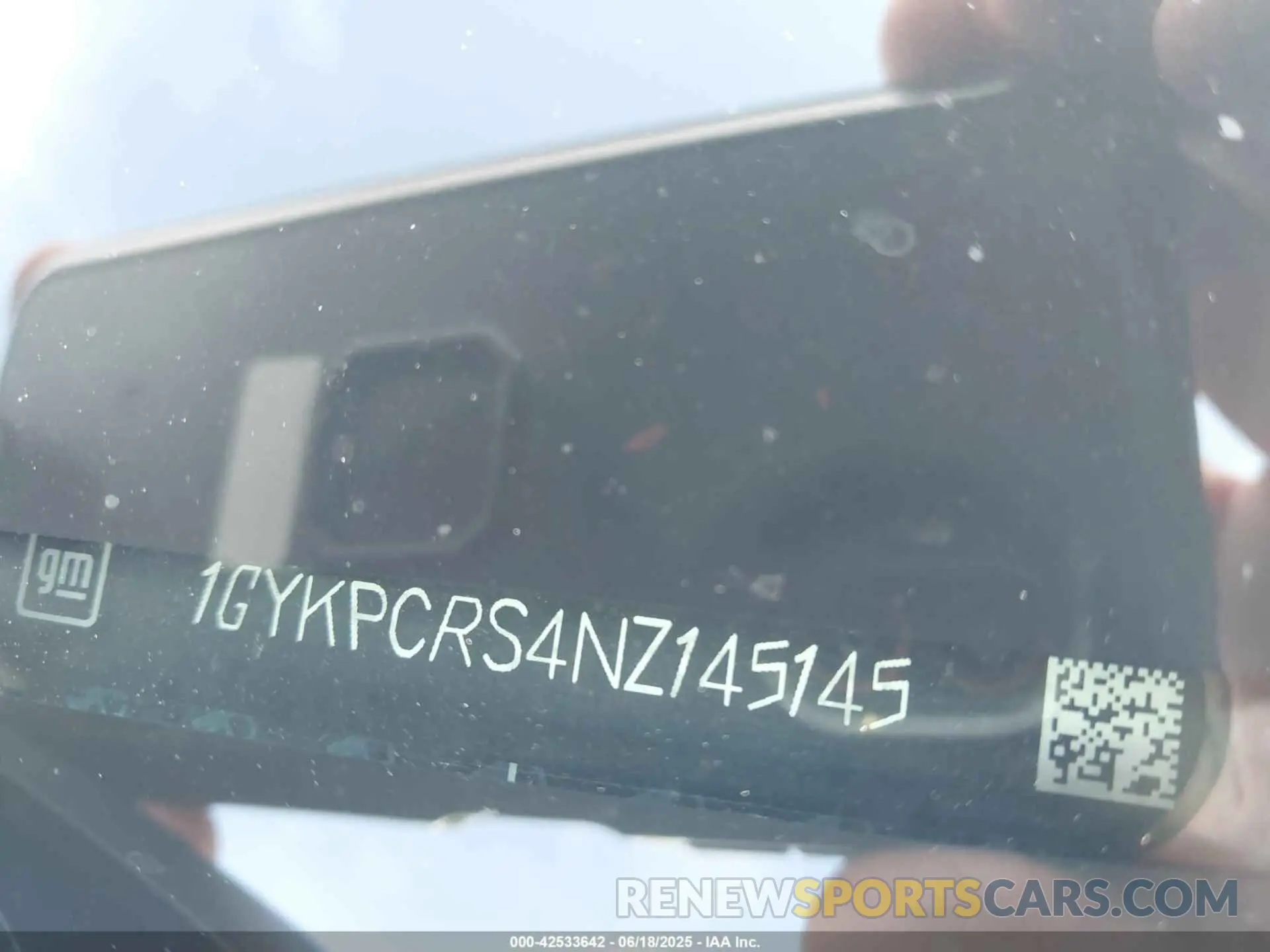 9 fotografías del automóvil dañado 1GYKPCRS4NZ145145 CADILLAC XT6 2022