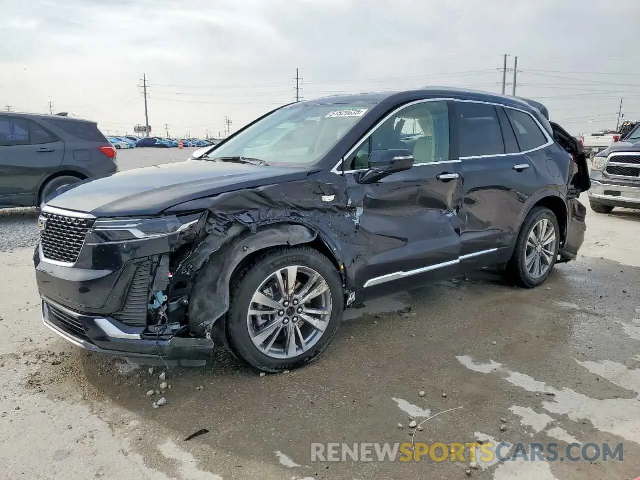 1 fotografías del automóvil dañado 1GYKPCRS9NZ107393 CADILLAC XT6 2022