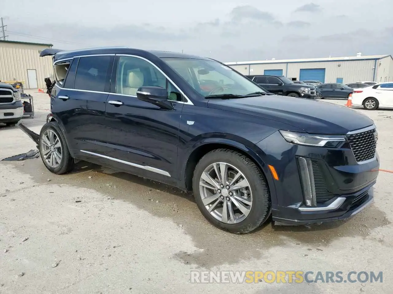 4 fotografías del automóvil dañado 1GYKPCRS9NZ107393 CADILLAC XT6 2022