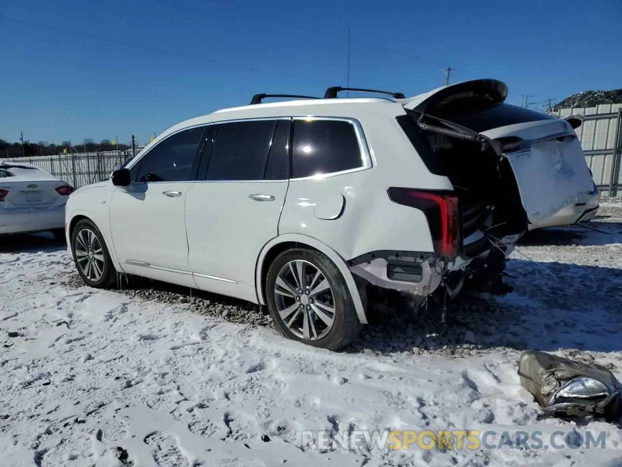 2 fotografías del automóvil dañado 1GYKPDRS3NZ127421 CADILLAC XT6 2022