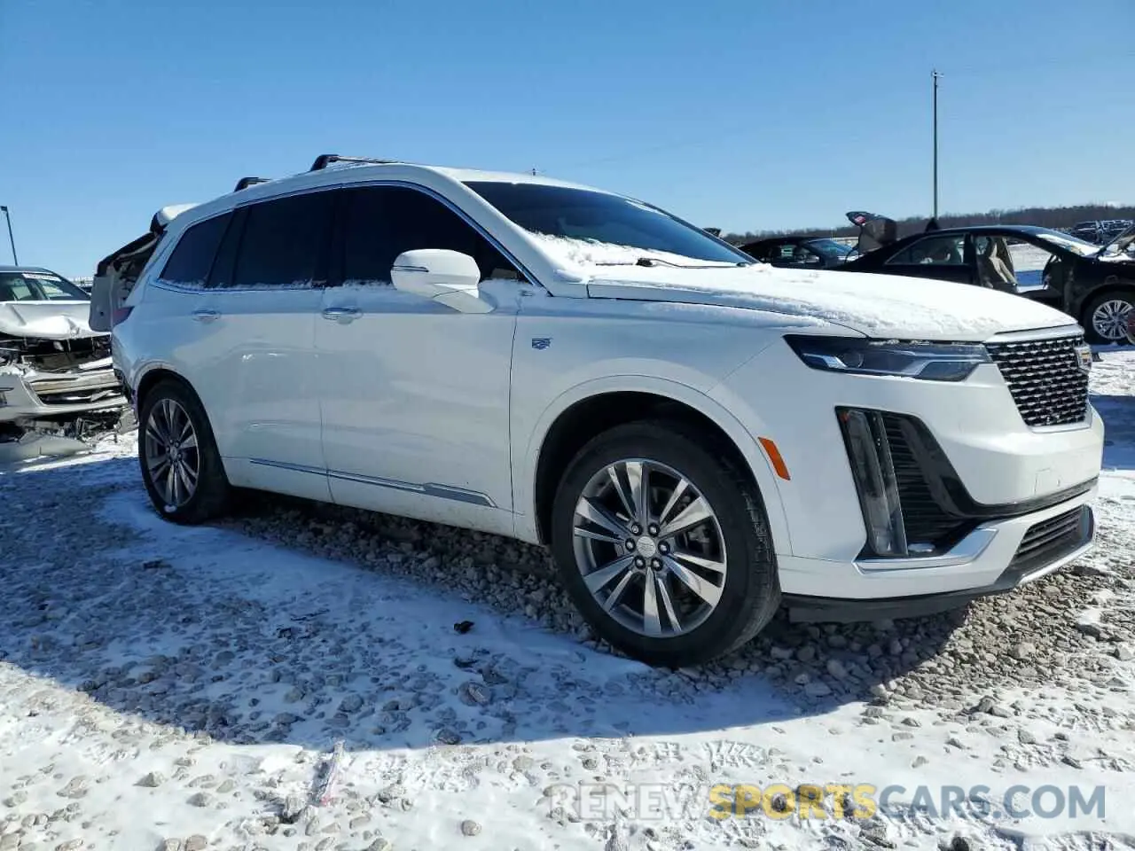 4 fotografías del automóvil dañado 1GYKPDRS3NZ127421 CADILLAC XT6 2022