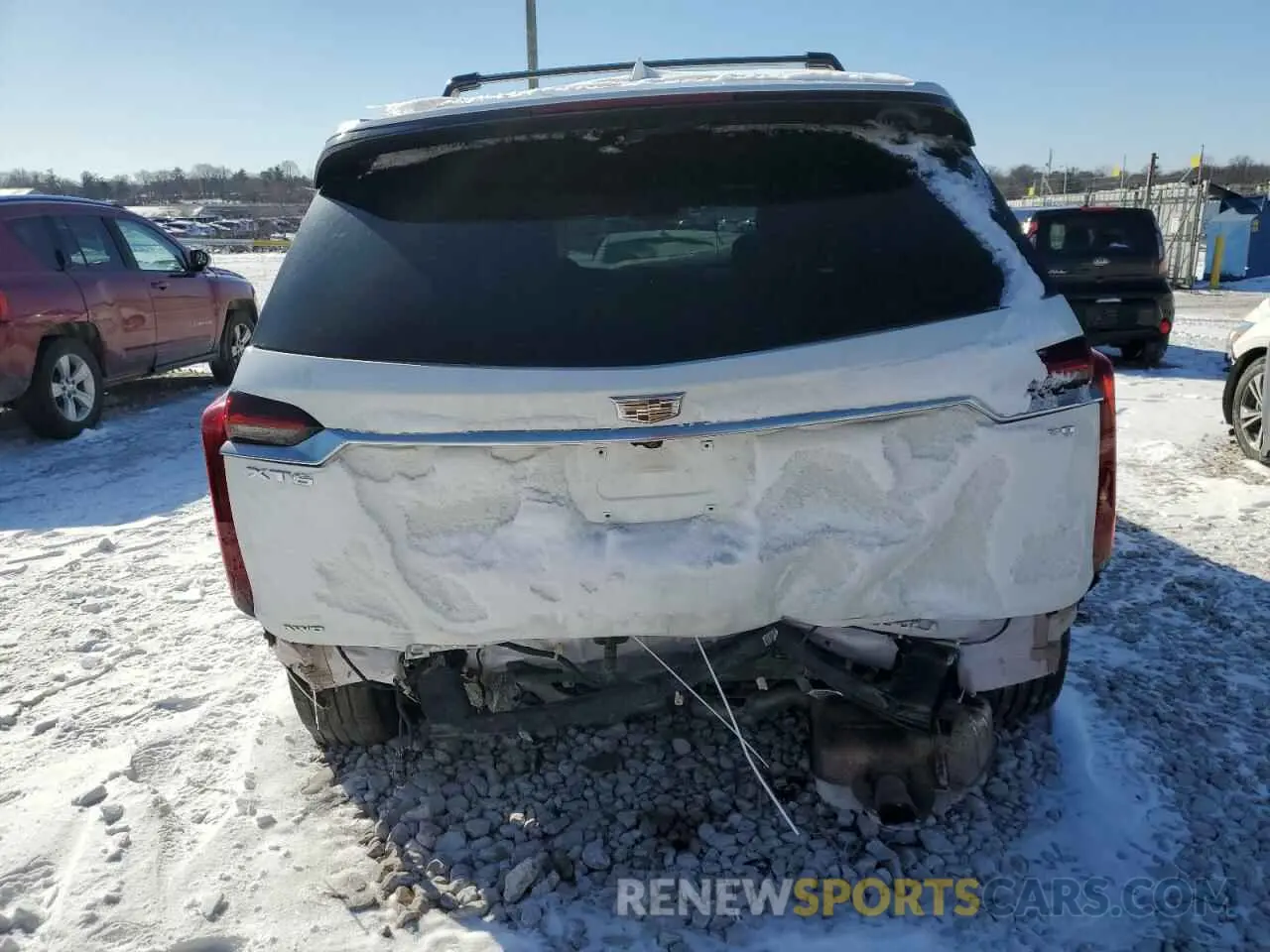 6 fotografías del automóvil dañado 1GYKPDRS3NZ127421 CADILLAC XT6 2022