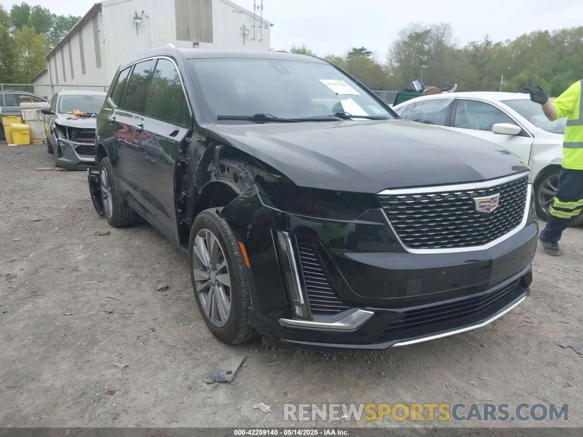 1 fotografías del automóvil dañado 1GYKPDRS5NZ149971 CADILLAC XT6 2022