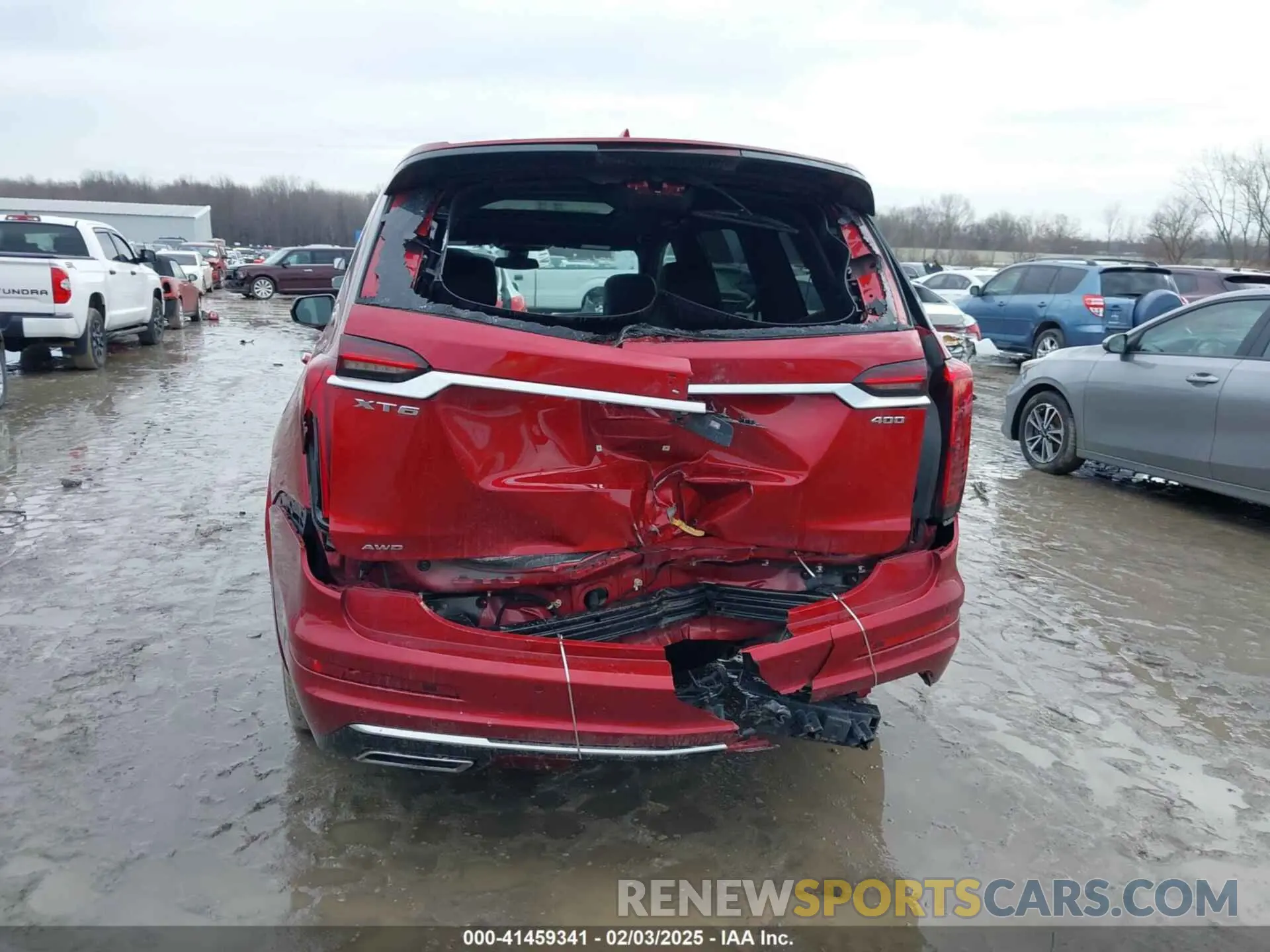 16 fotografías del automóvil dañado 1GYKPDRS6NZ118860 CADILLAC XT6 2022