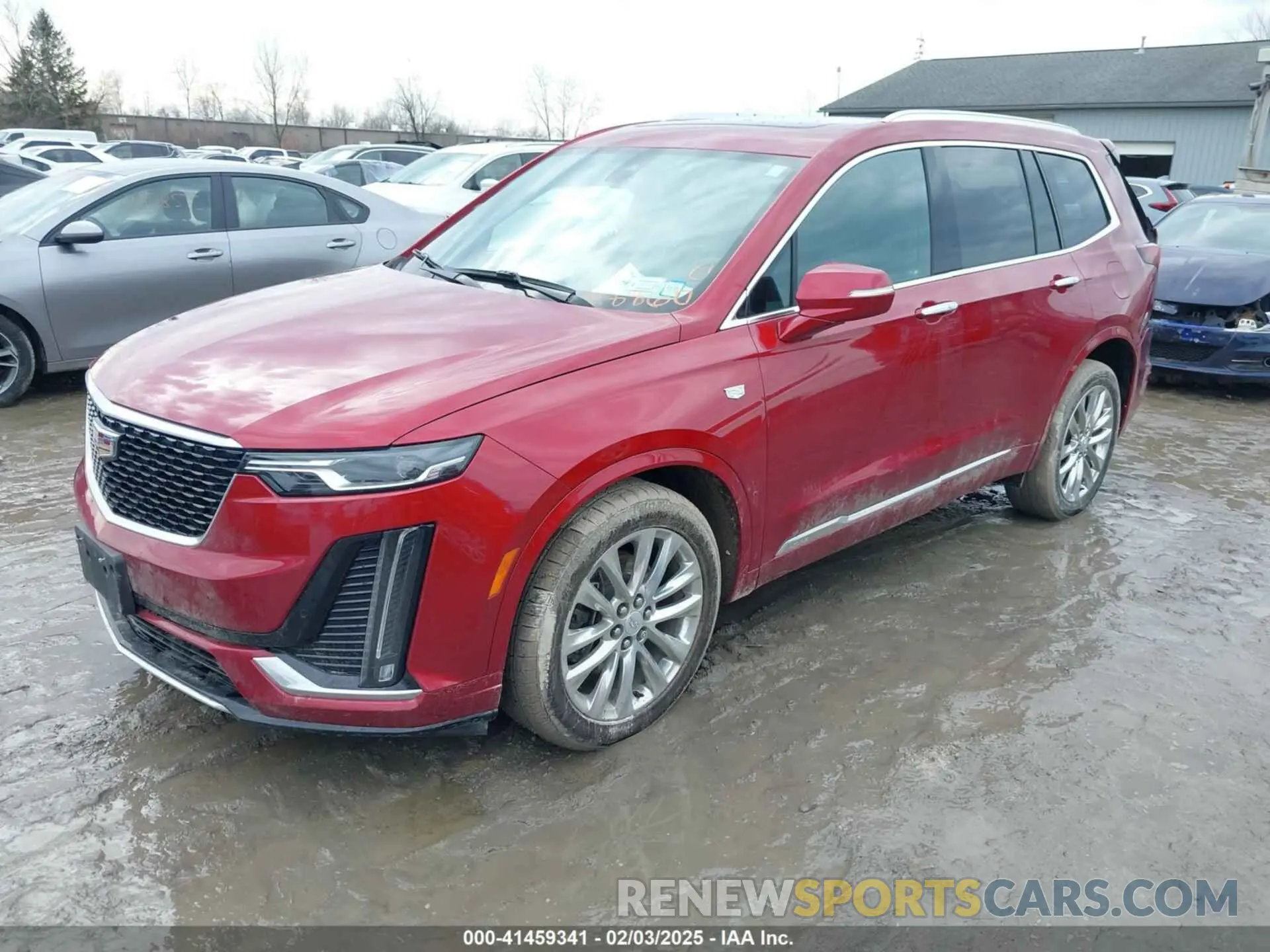 2 fotografías del automóvil dañado 1GYKPDRS6NZ118860 CADILLAC XT6 2022