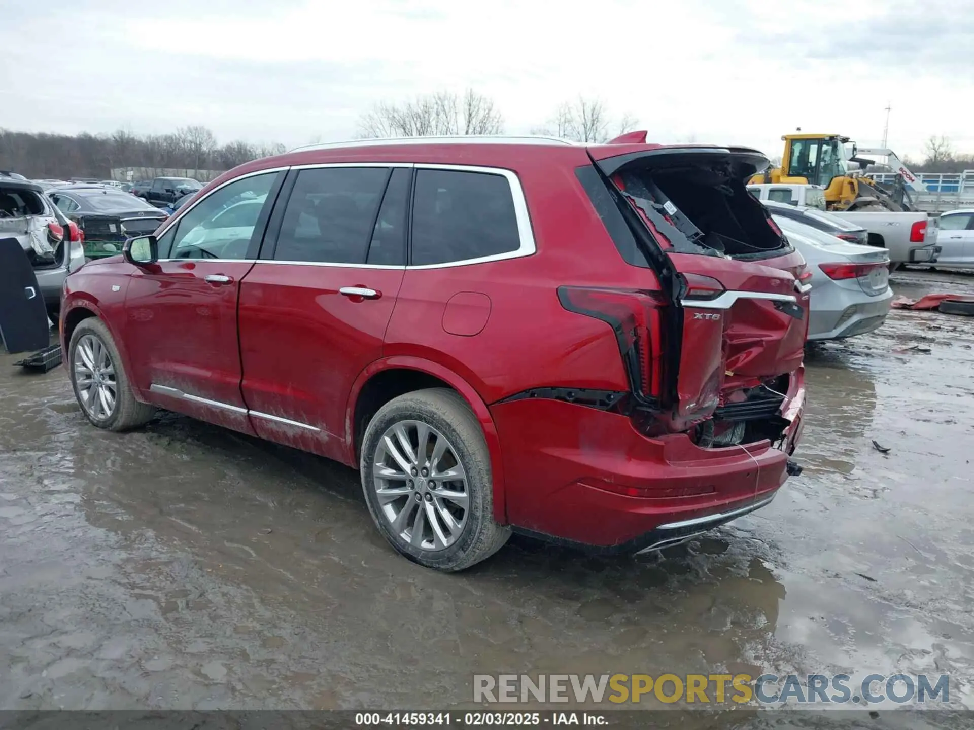 3 fotografías del automóvil dañado 1GYKPDRS6NZ118860 CADILLAC XT6 2022
