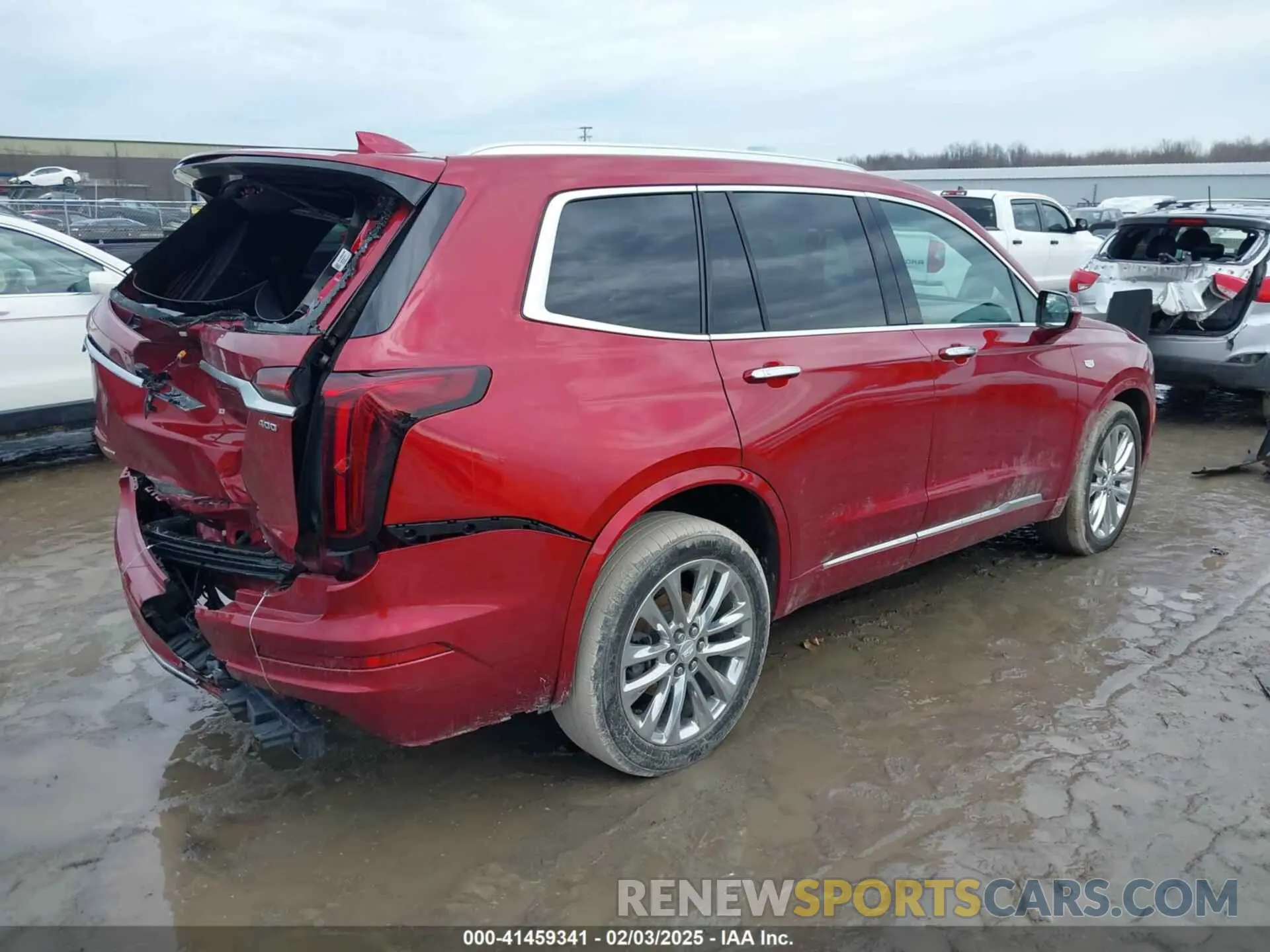4 fotografías del automóvil dañado 1GYKPDRS6NZ118860 CADILLAC XT6 2022