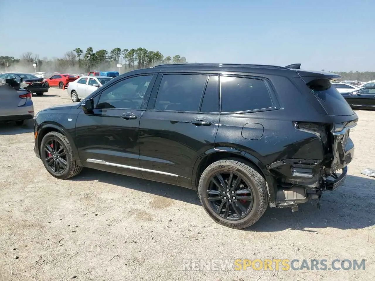 2 fotografías del automóvil dañado 1GYKPHRS0NZ175482 CADILLAC XT6 2022