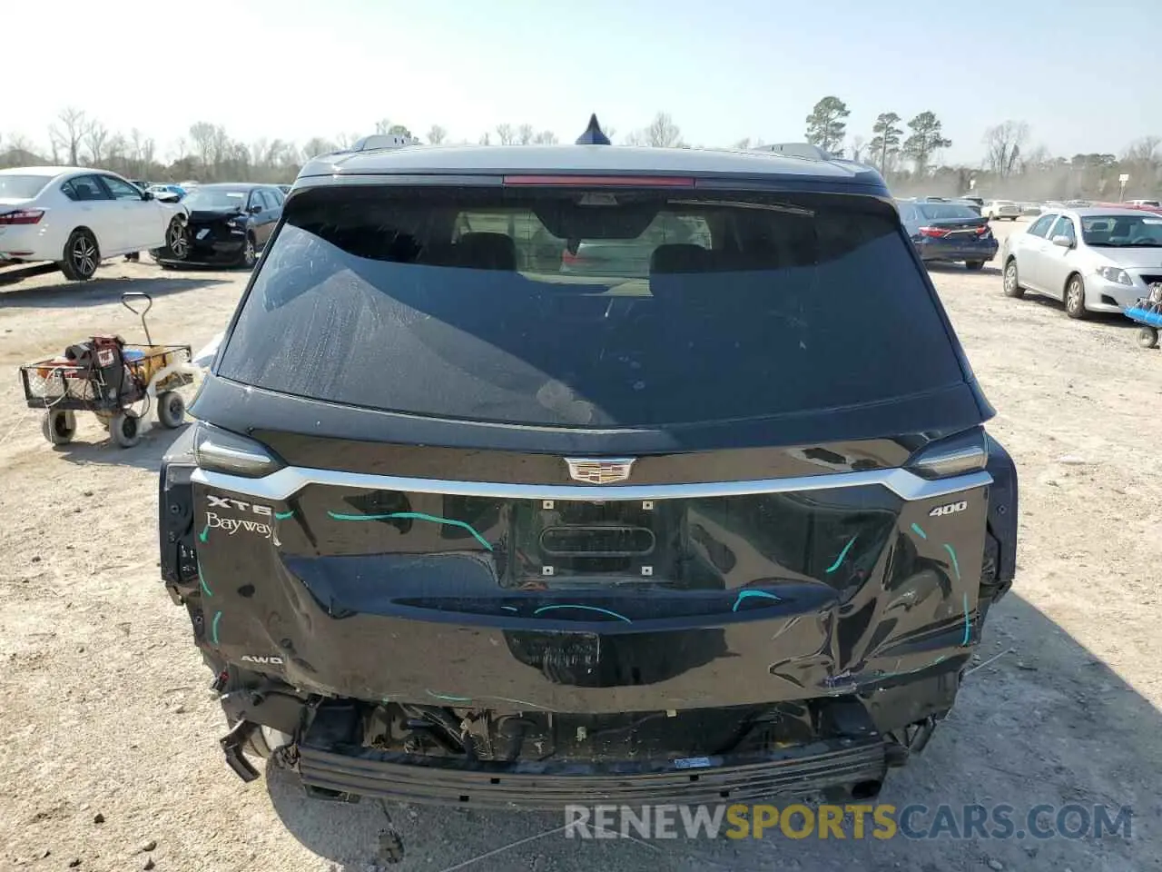 6 fotografías del automóvil dañado 1GYKPHRS0NZ175482 CADILLAC XT6 2022