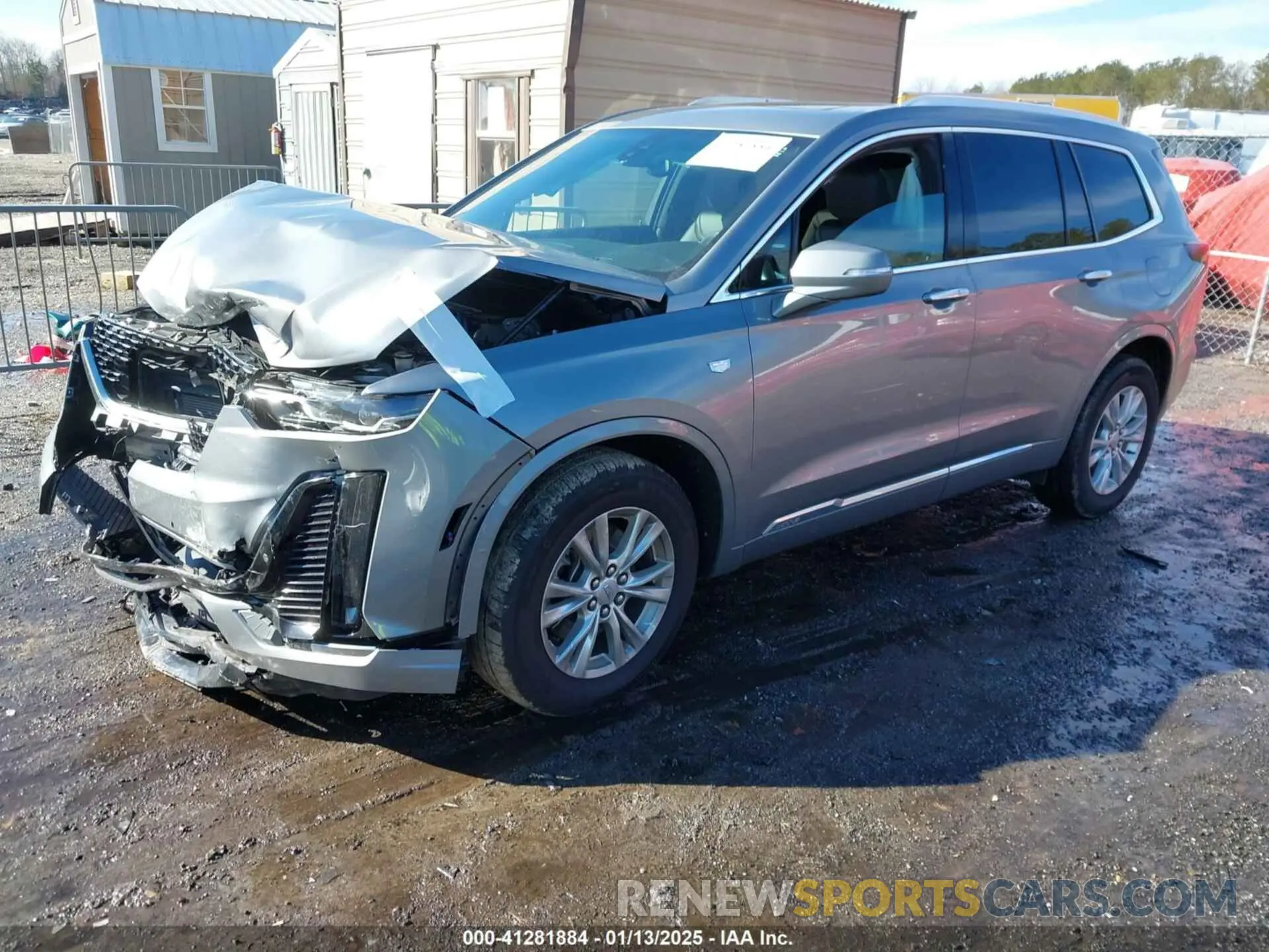 2 fotografías del automóvil dañado 1GYKPAR42PZ220336 CADILLAC XT6 2023