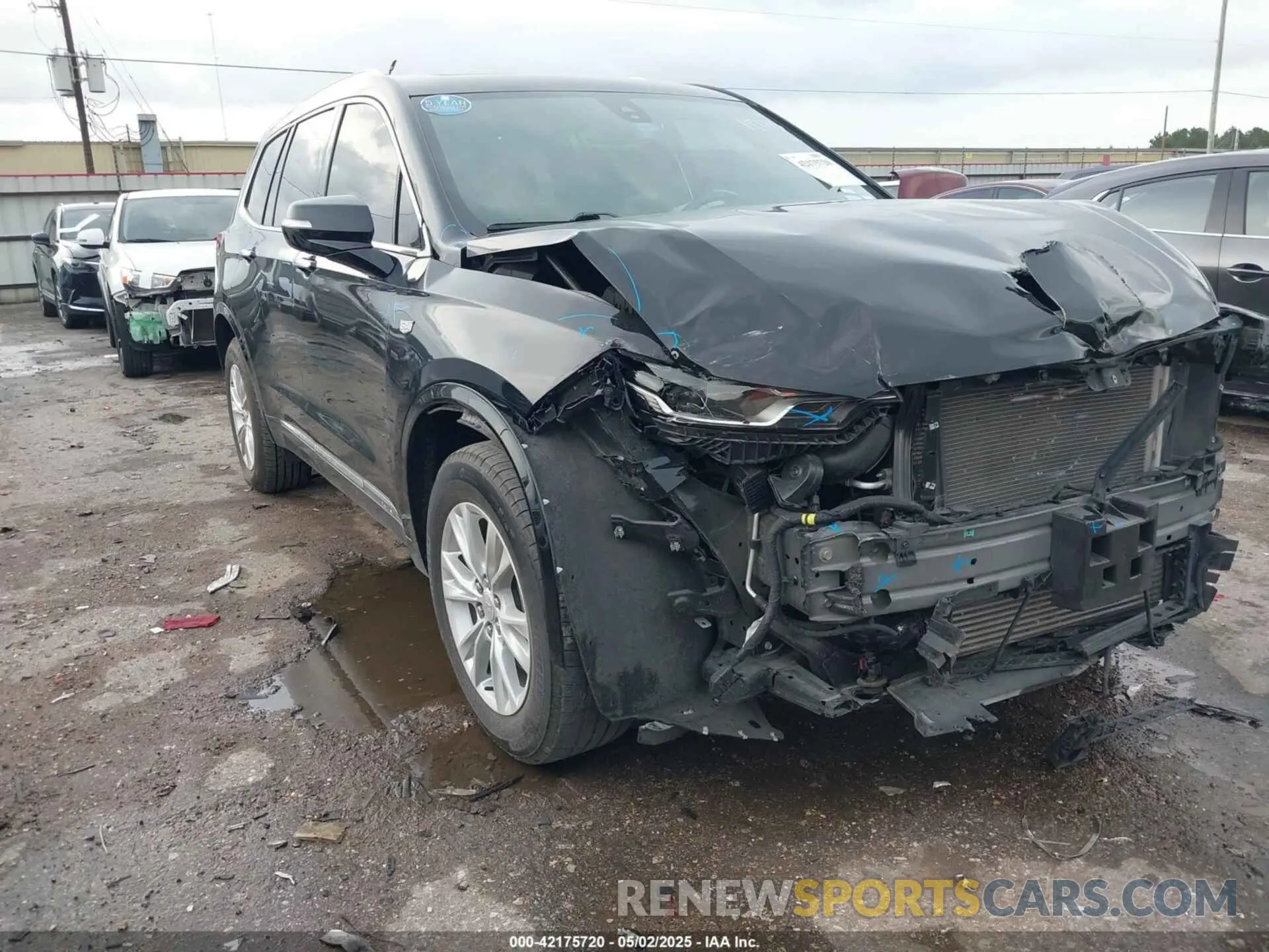 1 fotografías del automóvil dañado 1GYKPAR43PZ147512 CADILLAC XT6 2023