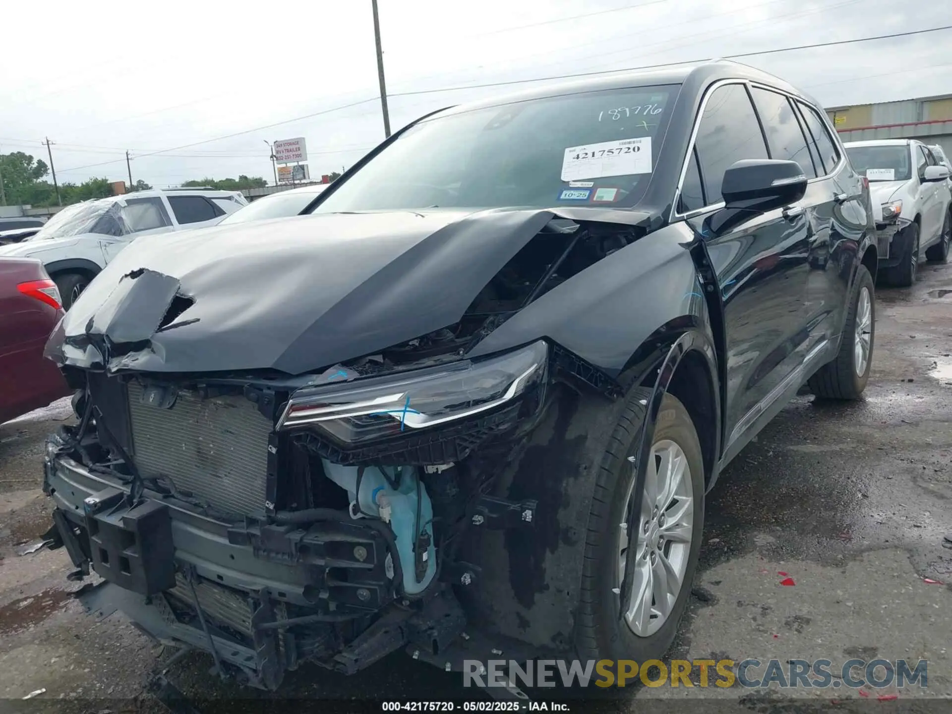 2 fotografías del automóvil dañado 1GYKPAR43PZ147512 CADILLAC XT6 2023