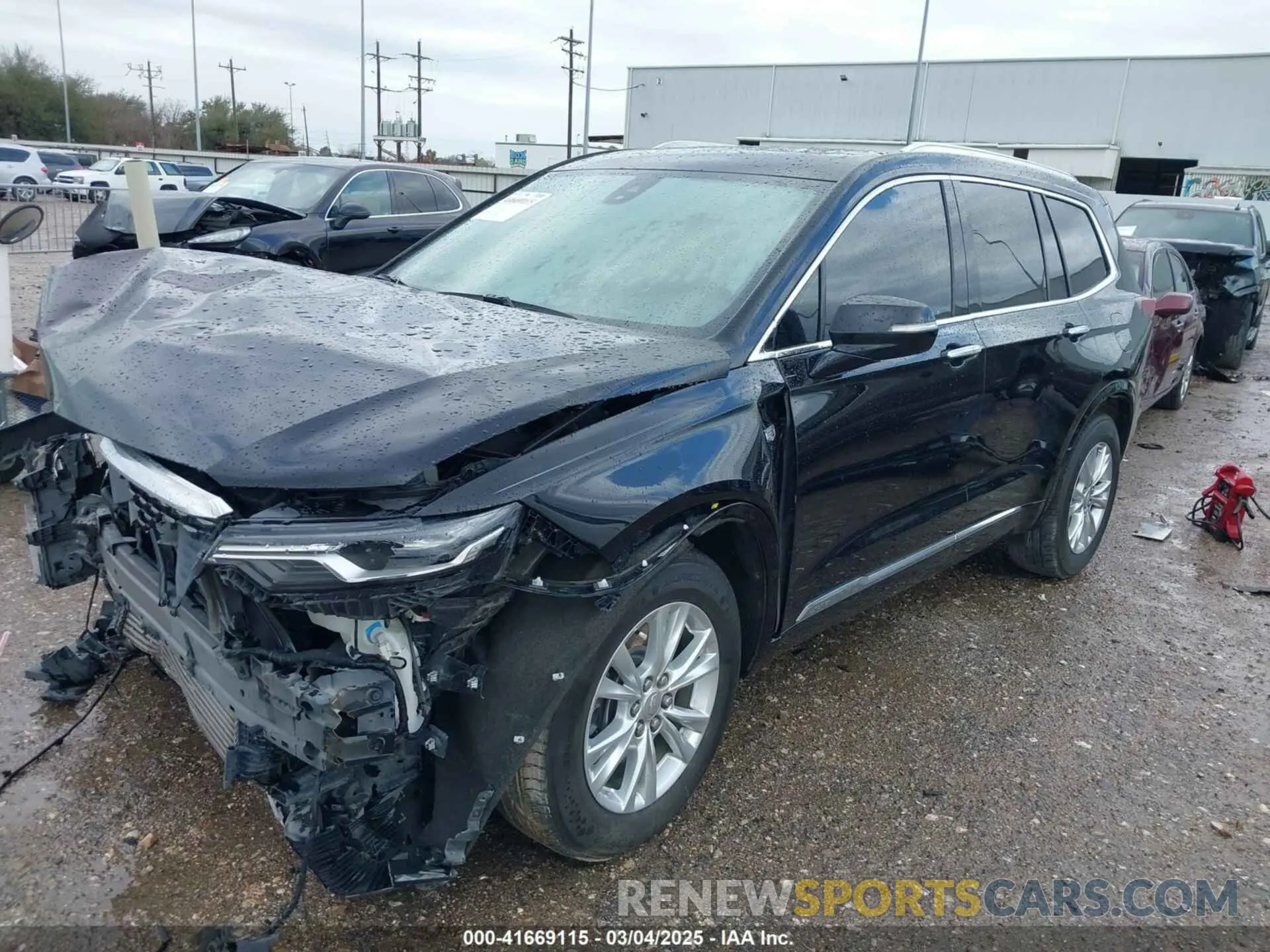 2 fotografías del automóvil dañado 1GYKPAR44PZ114020 CADILLAC XT6 2023