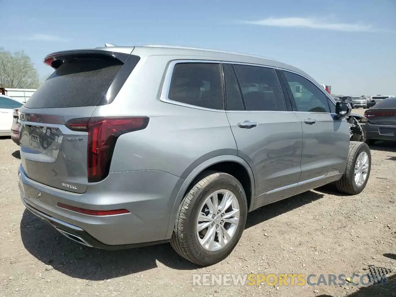 3 fotografías del automóvil dañado 1GYKPAR47PZ113833 CADILLAC XT6 2023