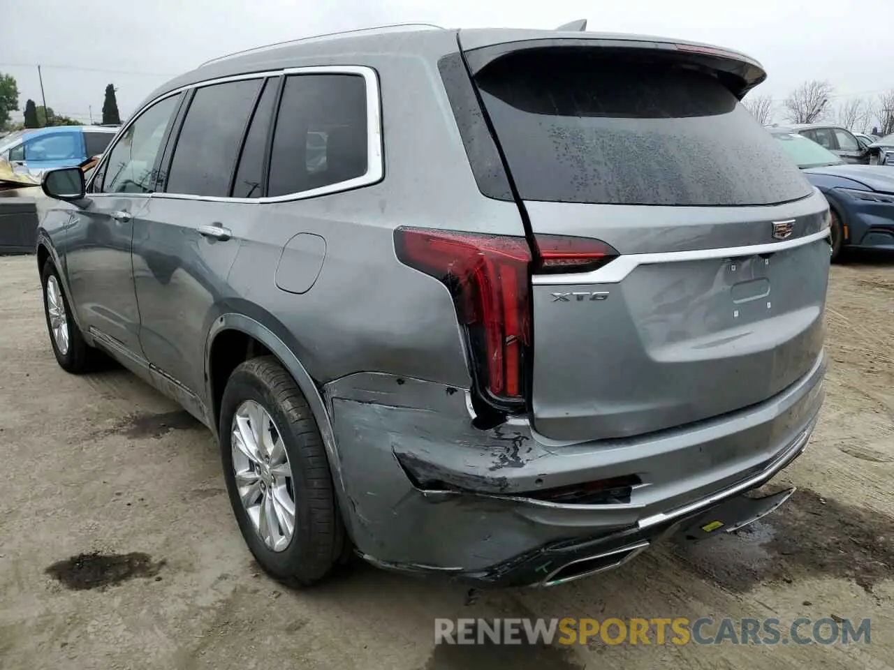 2 fotografías del automóvil dañado 1GYKPAR47PZ147139 CADILLAC XT6 2023