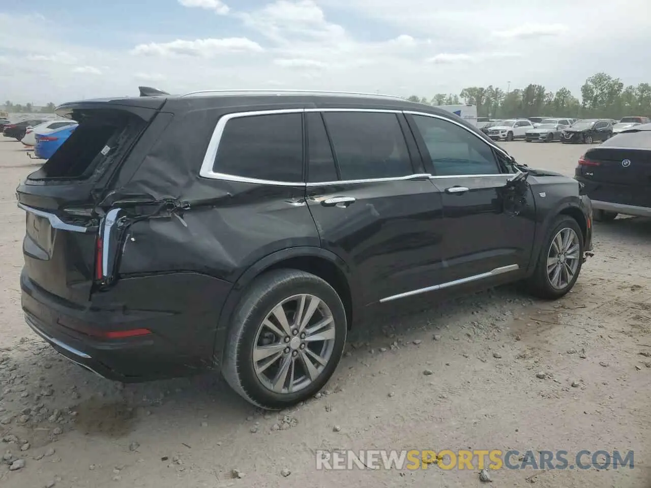 3 fotografías del automóvil dañado 1GYKPCRS6PZ127331 CADILLAC XT6 2023