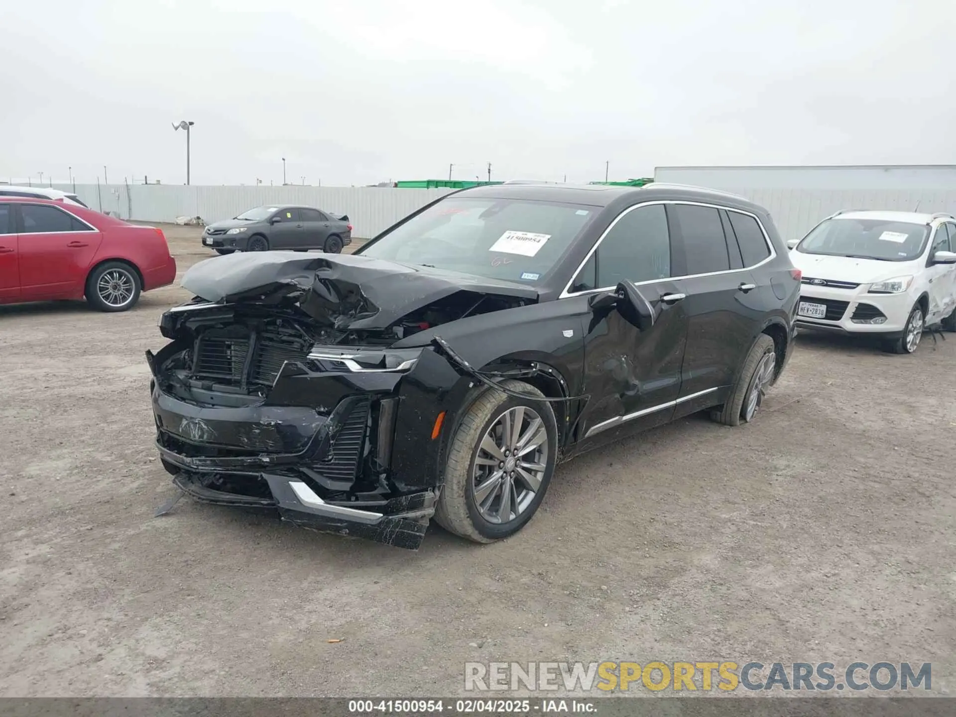 2 fotografías del automóvil dañado 1GYKPCRS8PZ231089 CADILLAC XT6 2023